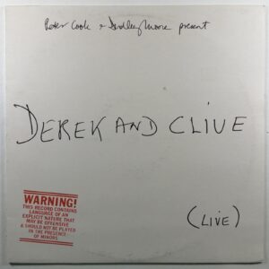 Peter Cook + Dudley Moore LP Derek And Clive (Live) Island ILPS 9434 EX 1976