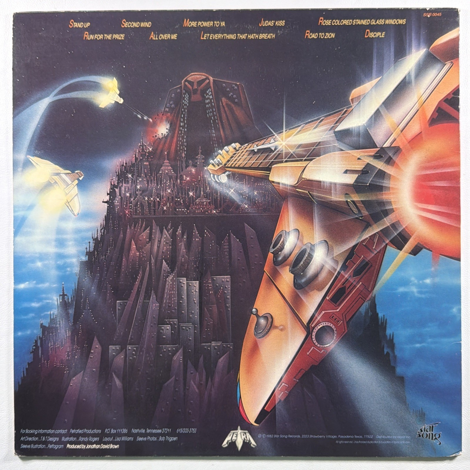 Petra - More Power To Ya - LP Star Song SSR 0045 EX 1982 Hard Rock - Image 2