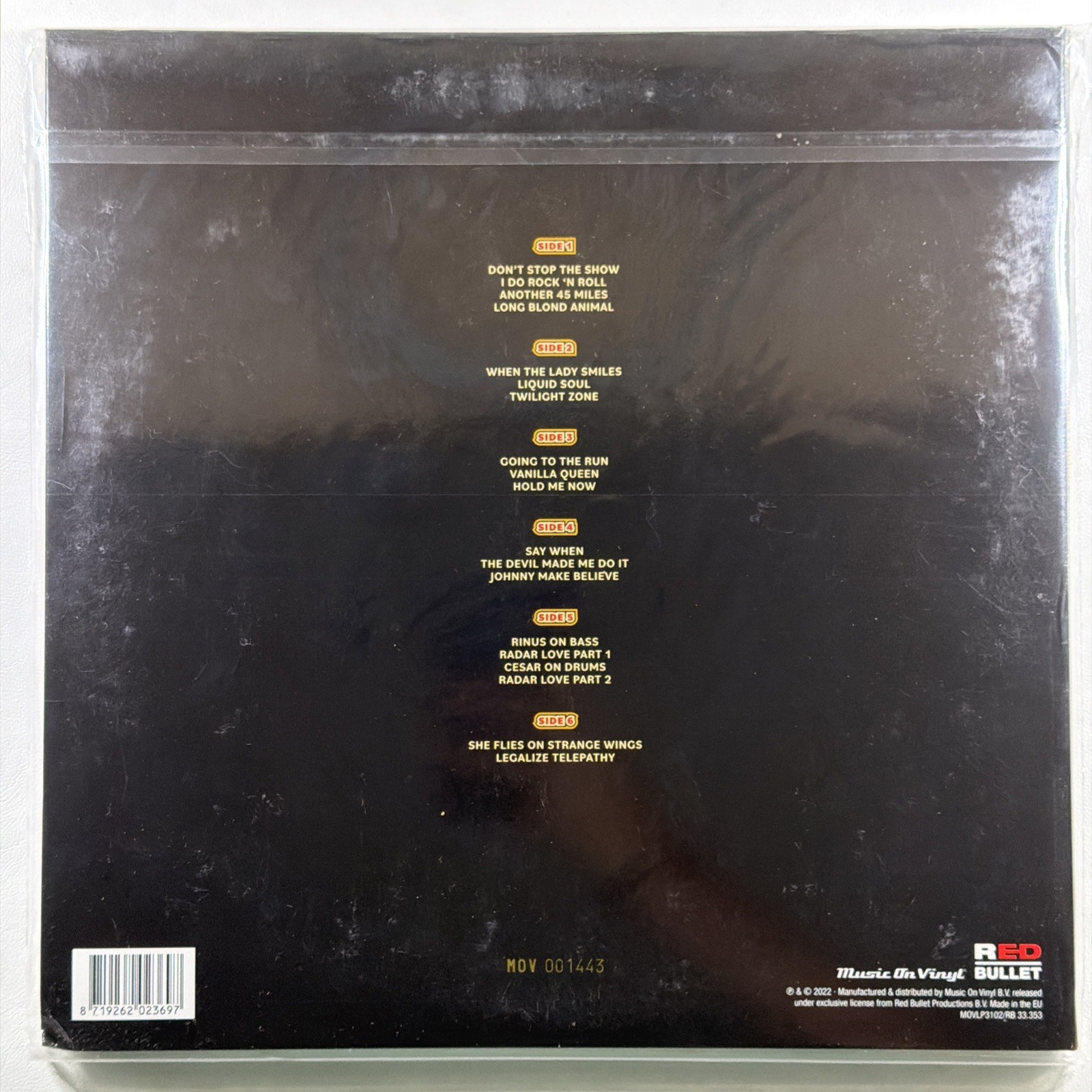 Golden Earring - You Know We Love You! 3LP MOVLP3102 Sealed Ltd Ed 5k Gold Live - Image 3