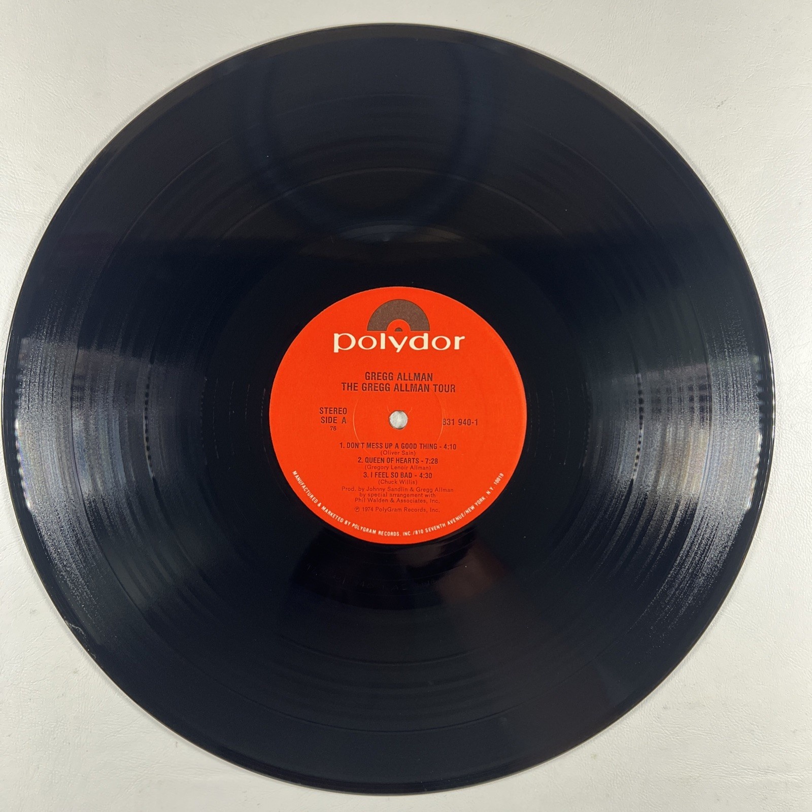 Gregg Allman - The Gregg Allman tour 2LP Polydor 831 940-1 EX Gatefold Rock - Image 7