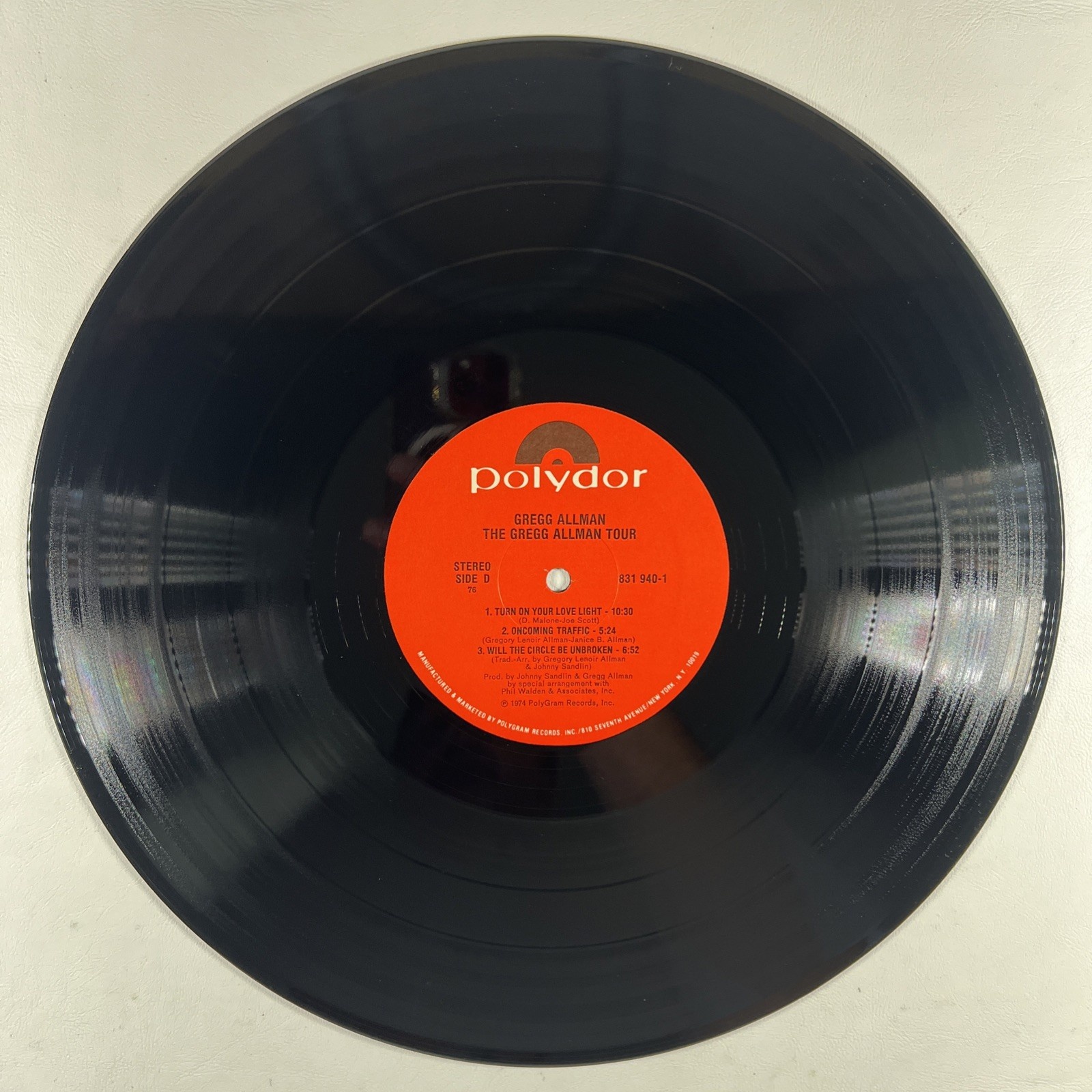 Gregg Allman - The Gregg Allman tour 2LP Polydor 831 940-1 EX Gatefold Rock - Image 8