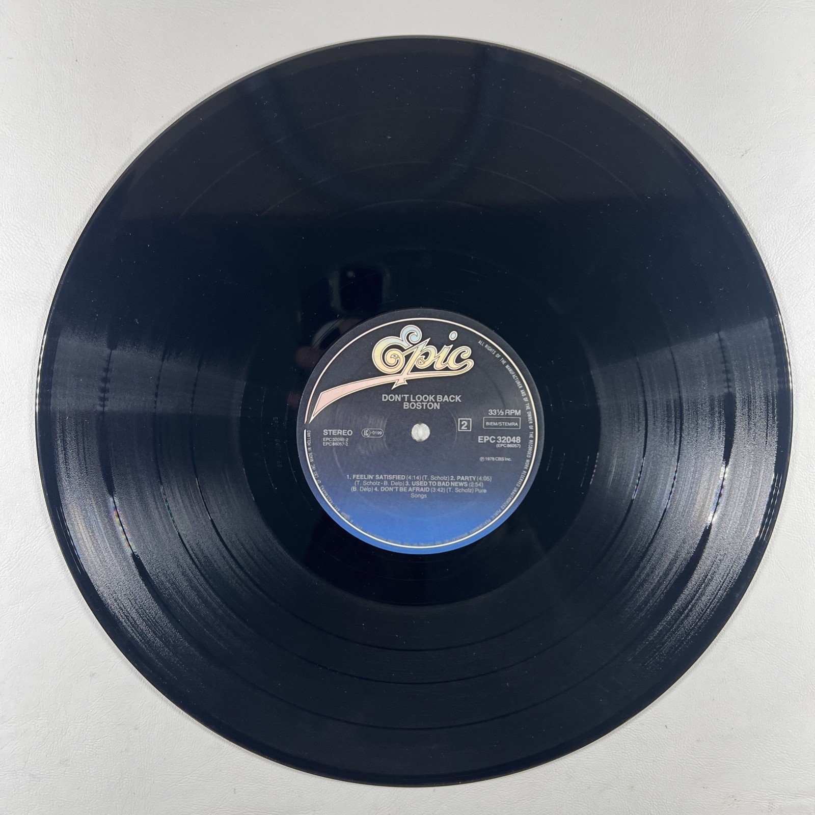 Boston - Don't Look Back LP Epic EPC 32048 EX Holland 1978 Rock - Image 4