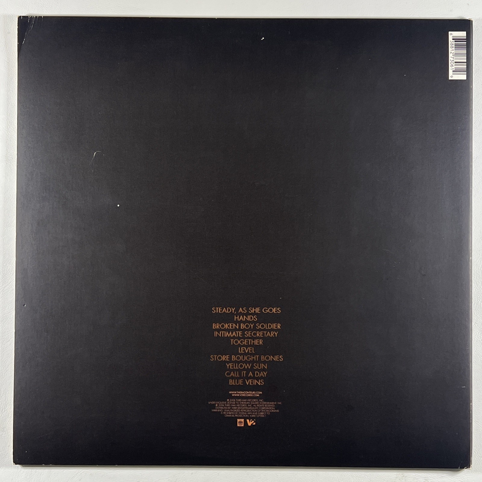 Raconteurs - Broken Boy Soldiers LP Third Man 2010 Insert 180g Gate Jack White - Image 2