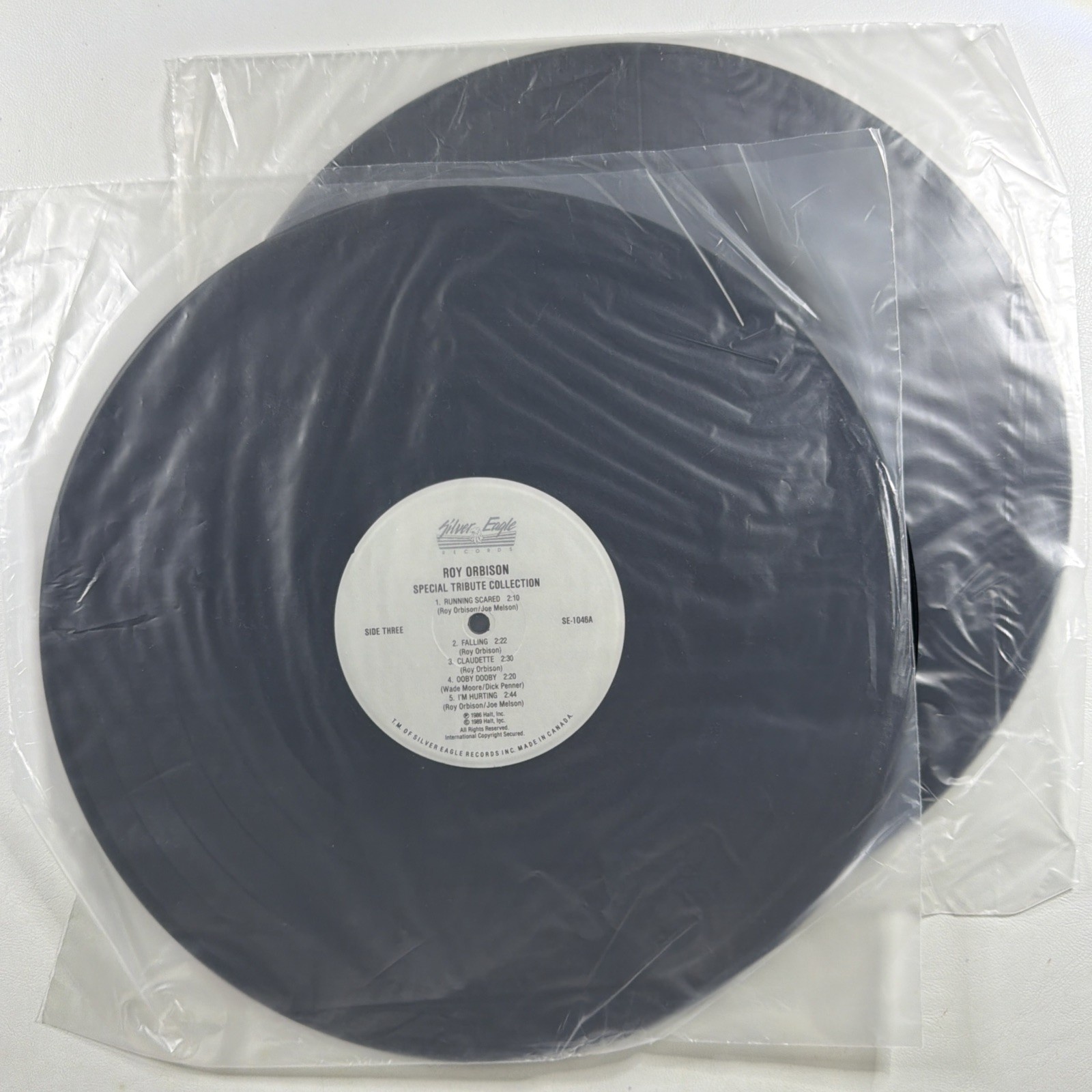 Roy Orbison - Greatest Hits 2LP Silver Eagle SE 1046A NM Shrinkwrap 1989 Canada - Image 3
