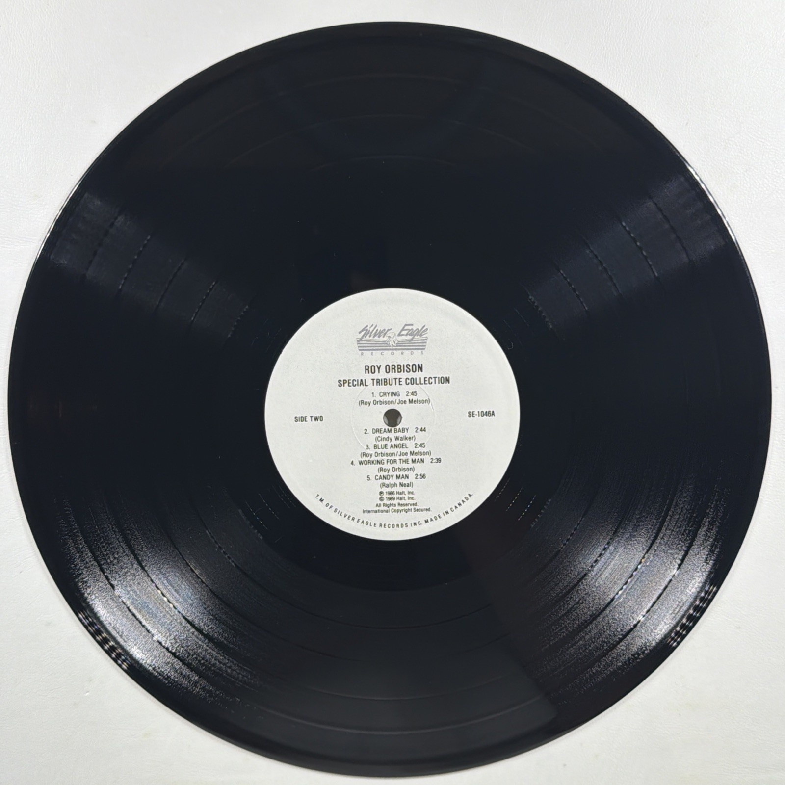 Roy Orbison - Greatest Hits 2LP Silver Eagle SE 1046A NM Shrinkwrap 1989 Canada - Image 5