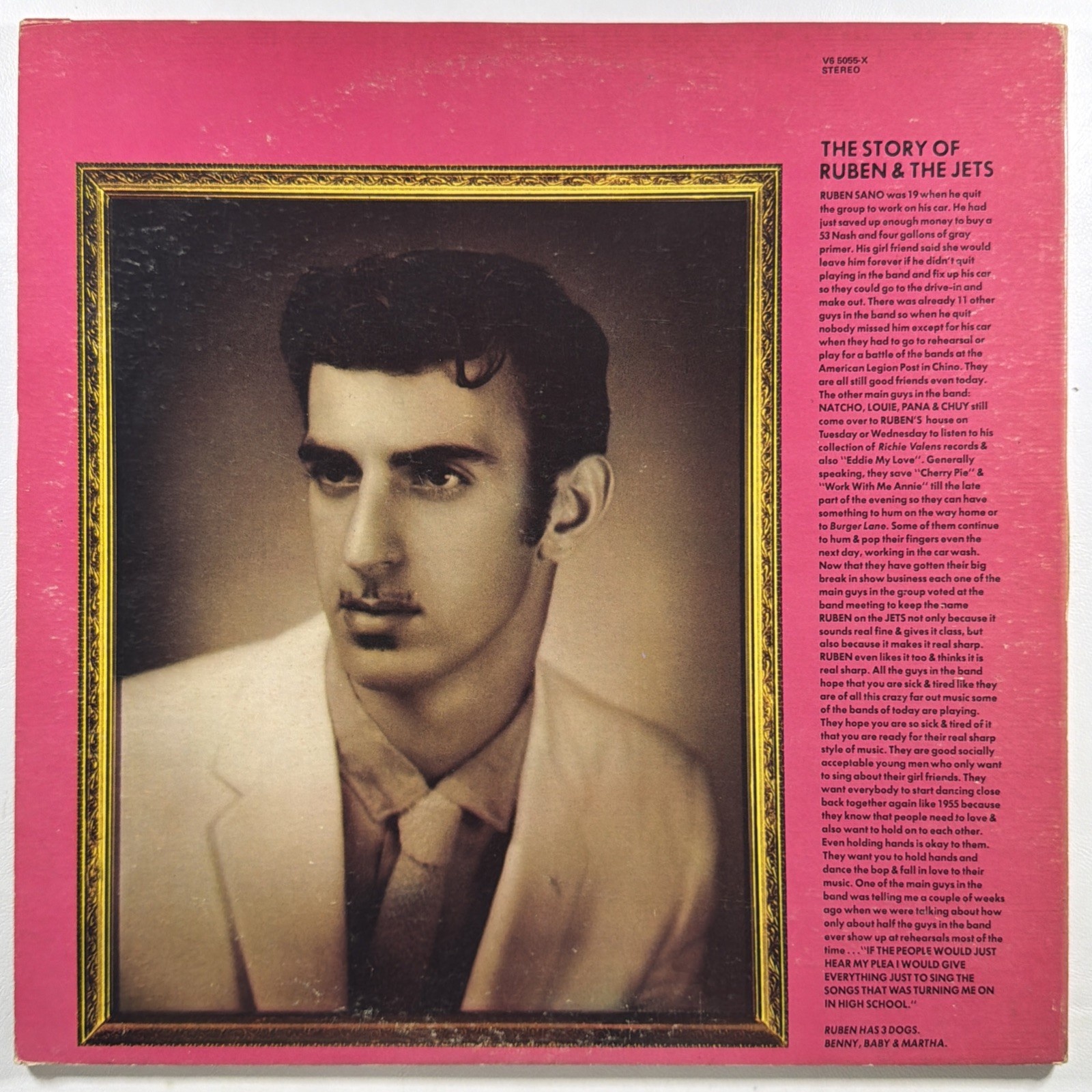 The Mothers of Invention - Cruising w/Ruben & the Jets LP Verve V6-5055X EX 1968 - Image 2