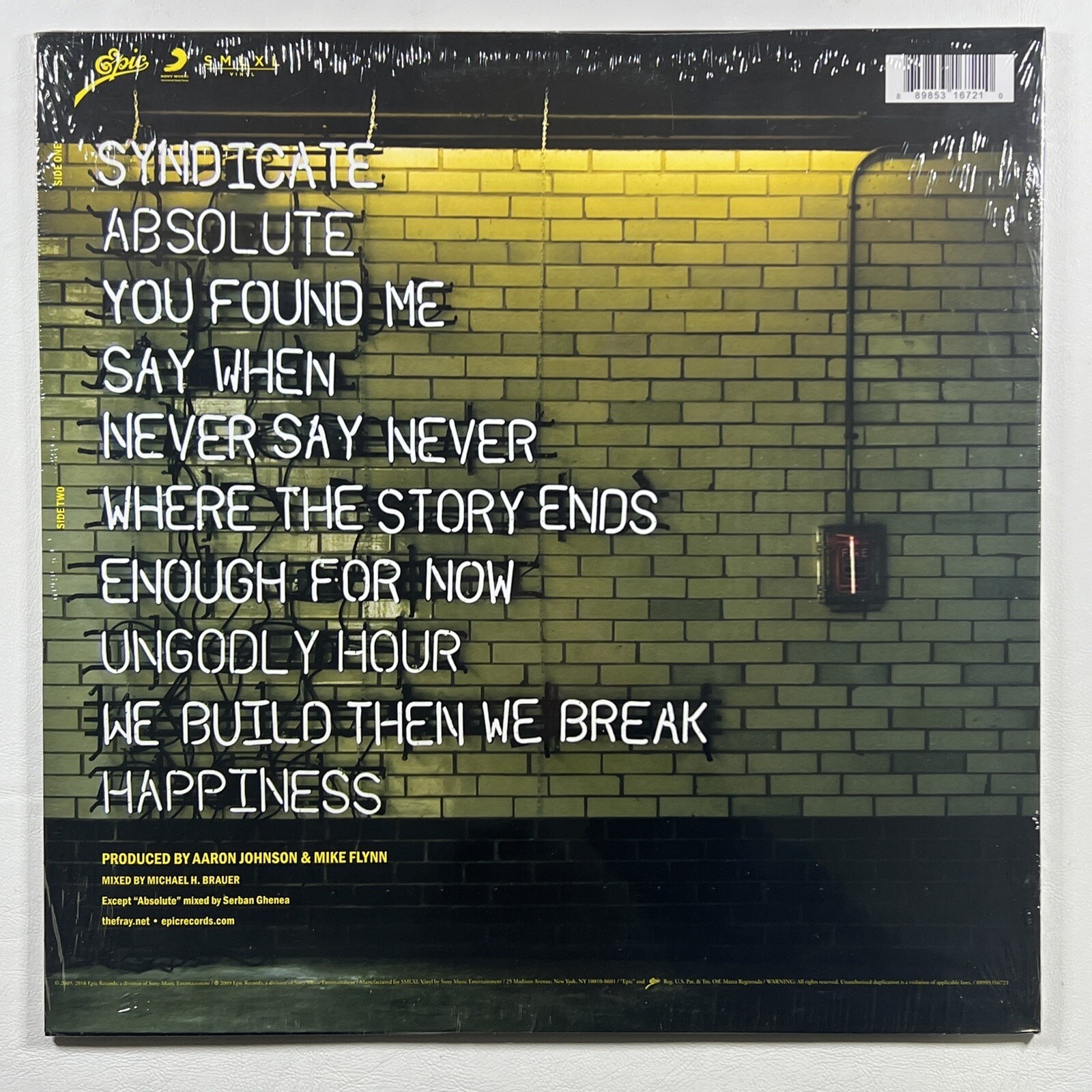 The Fray - Self Titled LP SMLXL Sealed Ltd. Ed./1500 Blue Electric 2016 - Image 2