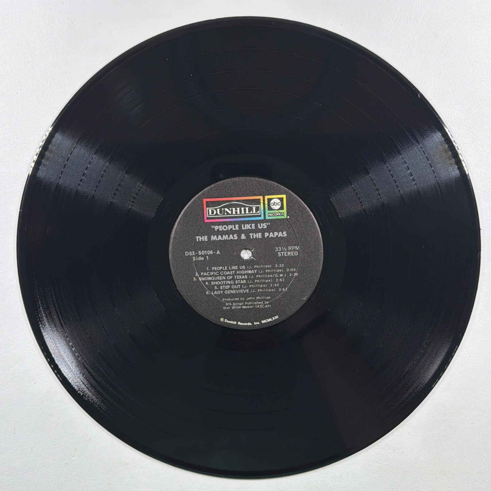 The Mamas & The Papas - People Like Us LP Dunhill DSA-50106 NM 1971 Insert - Image 5