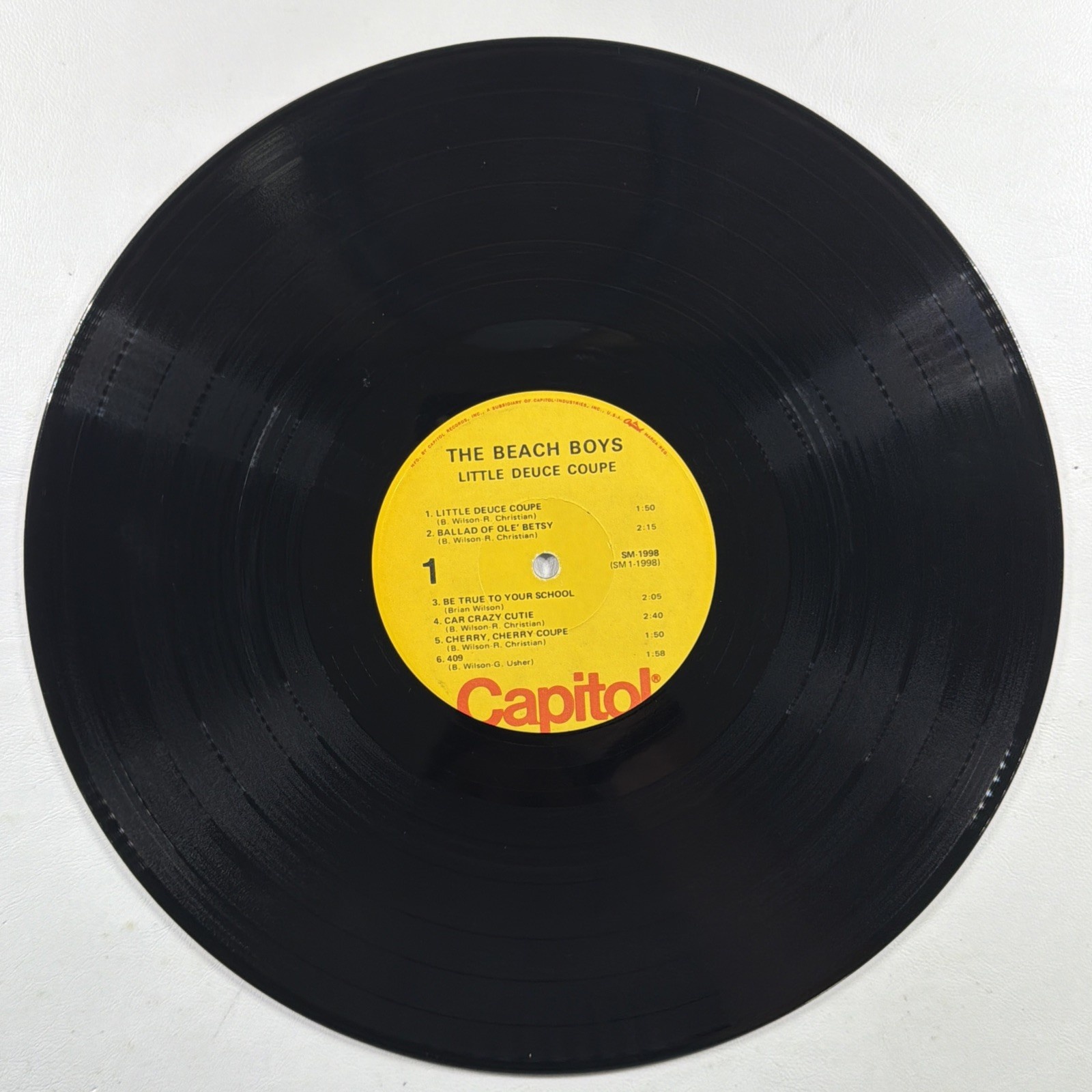 The Beach Boys - Little Deuce Coupe 32 LP Capitol SM-1998 VG+ 1976 - Image 4