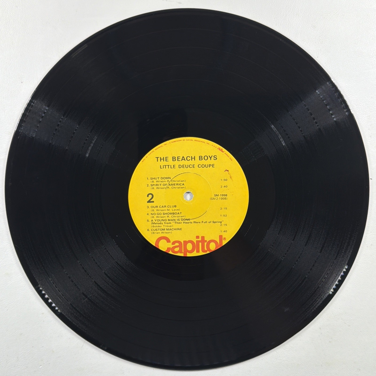 The Beach Boys - Little Deuce Coupe 32 LP Capitol SM-1998 VG+ 1976 - Image 5