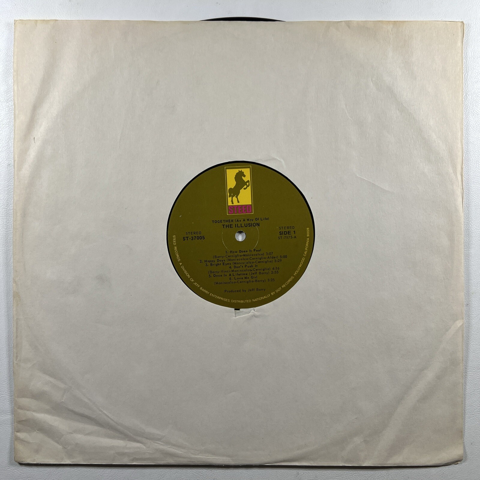 The Illusion - Together (As A Way of Life) LP Steed ST-37005 EX 1969 - Image 5