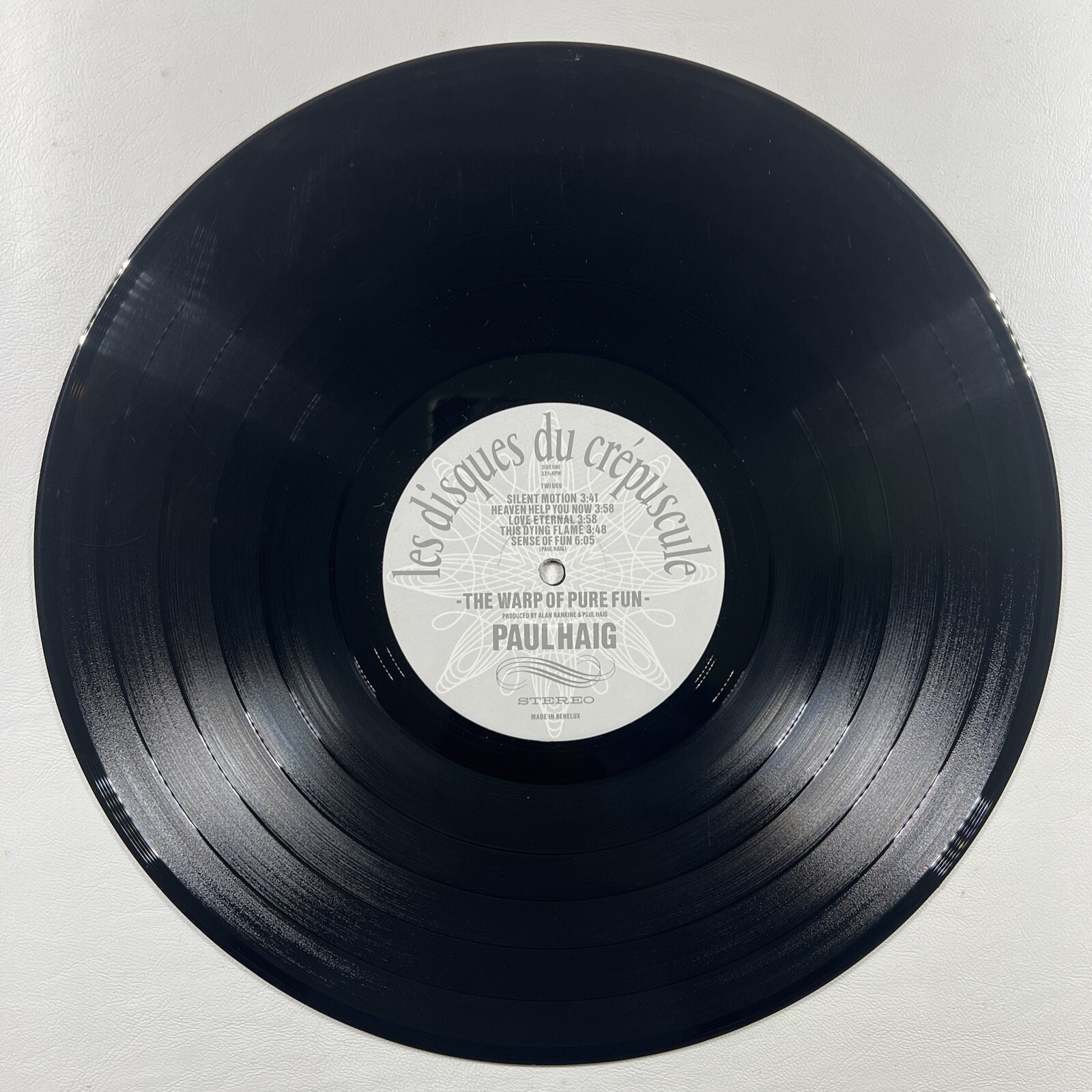 Paul Haig - The Warp Of Pure Fun LP Les Disques TWI669 VG+ 1985 Scandinavia - Image 4