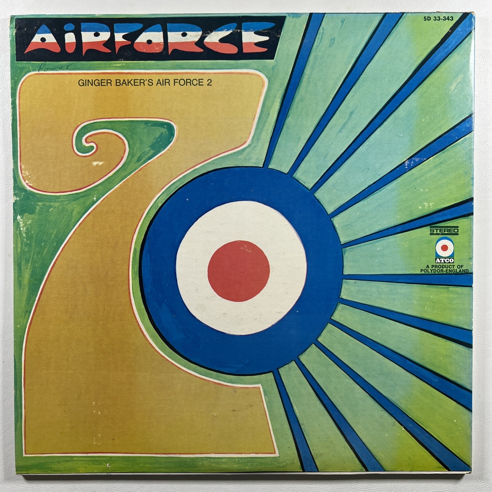 Ginger Baker - Ginger Baker's Air Force 2 LP/Atco SD 33-343 EX Gatefold 1970 - Image 2