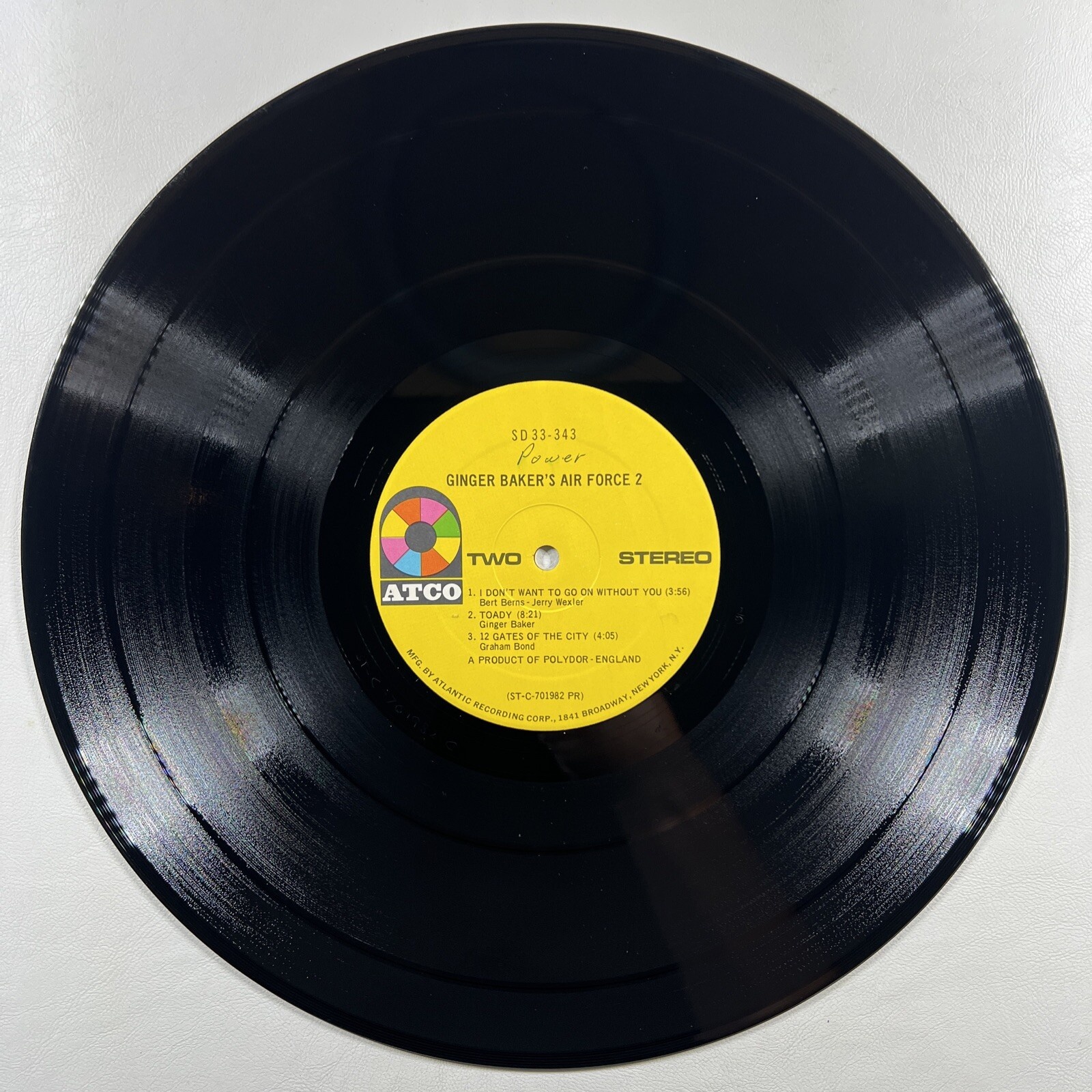 Ginger Baker - Ginger Baker's Air Force 2 LP/Atco SD 33-343 EX Gatefold 1970 - Image 6