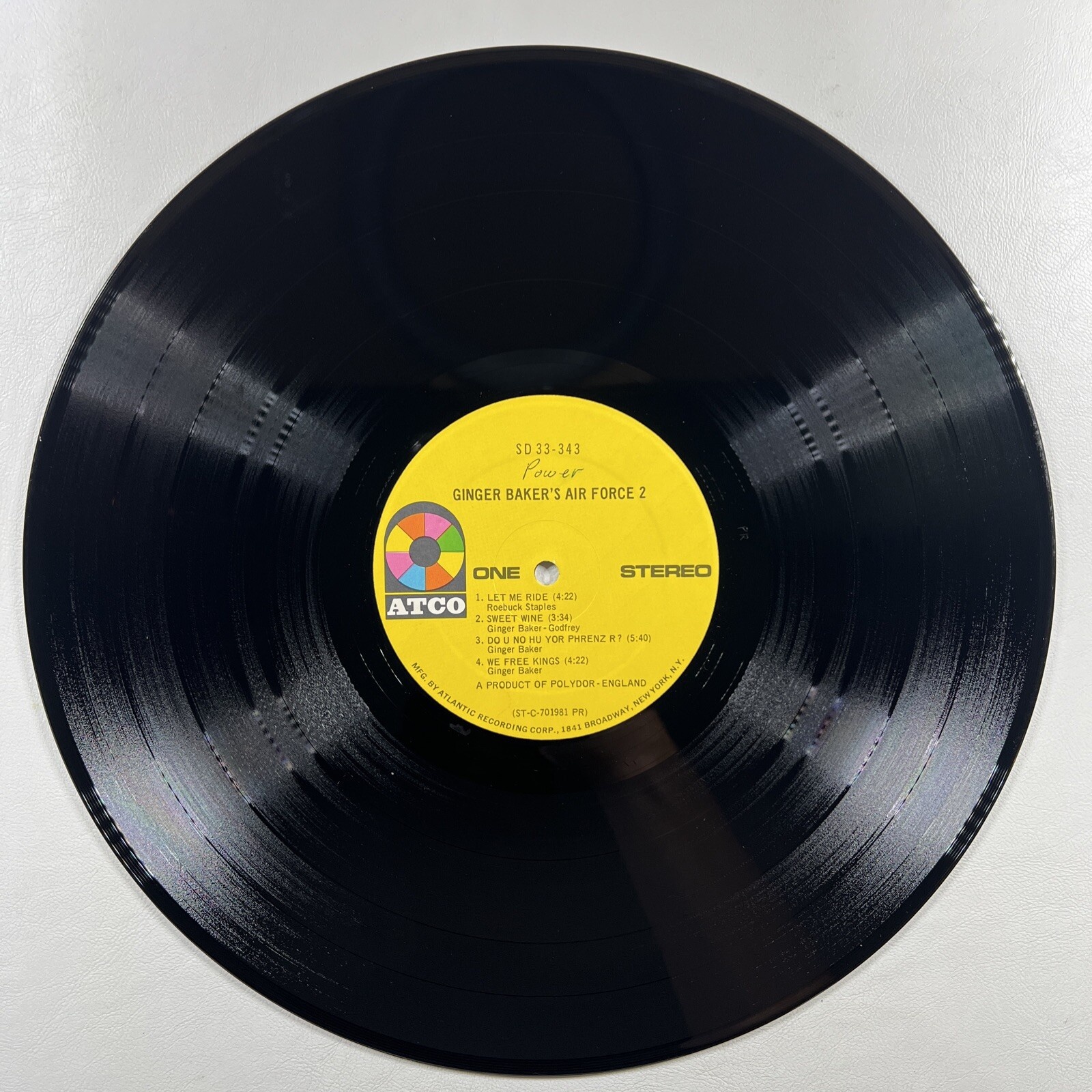 Ginger Baker - Ginger Baker's Air Force 2 LP/Atco SD 33-343 EX Gatefold 1970 - Image 7