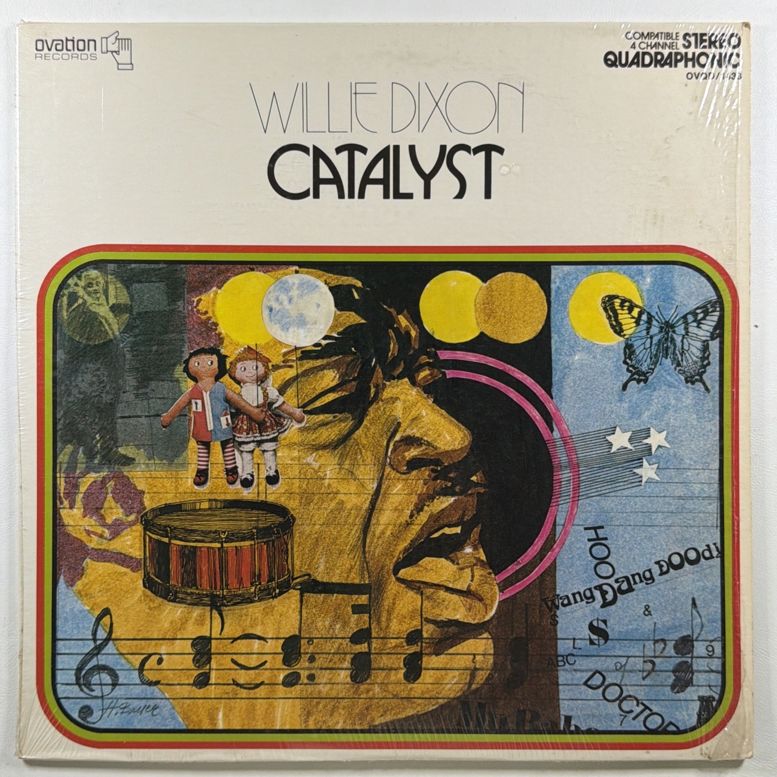 Willie Dixon - Catalyst LP Ovation Records OVQD 1433 EX 1973 Quadraphonic Shrink