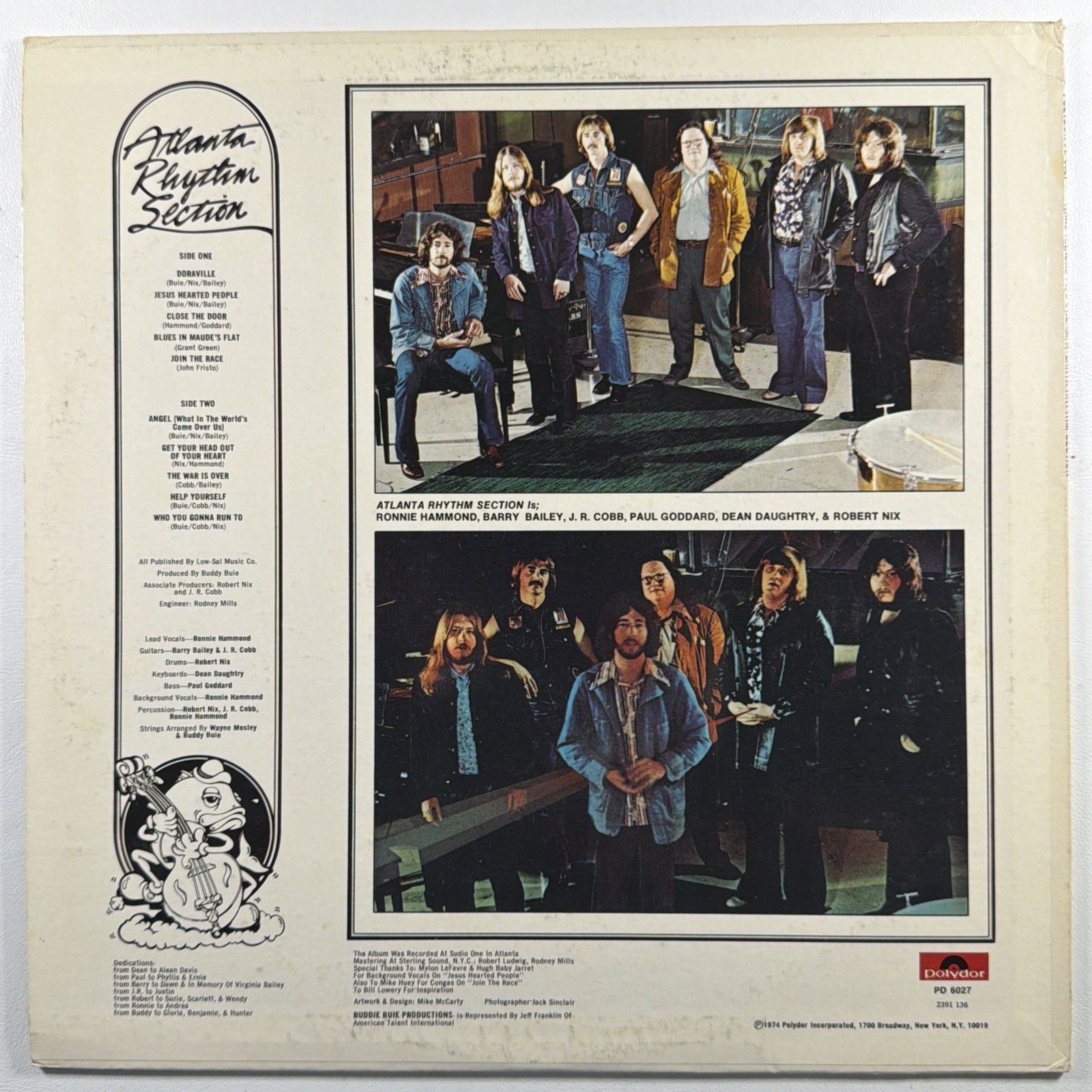 Atlanta Rhythm Section -Third Annual Pipe Dream LP Polydor PD 6027 NM 1974 - Image 2