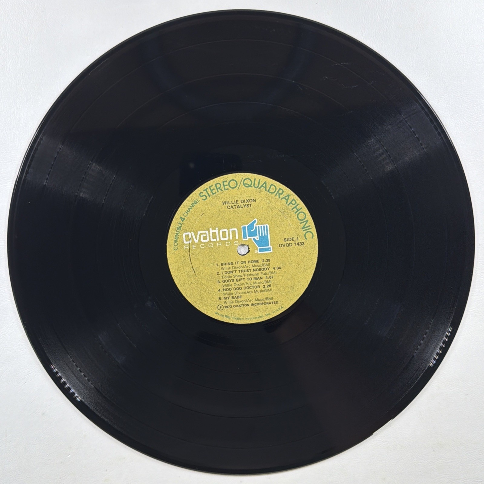 Willie Dixon - Catalyst LP Ovation Records OVQD 1433 EX 1973 Quadraphonic Shrink - Image 5