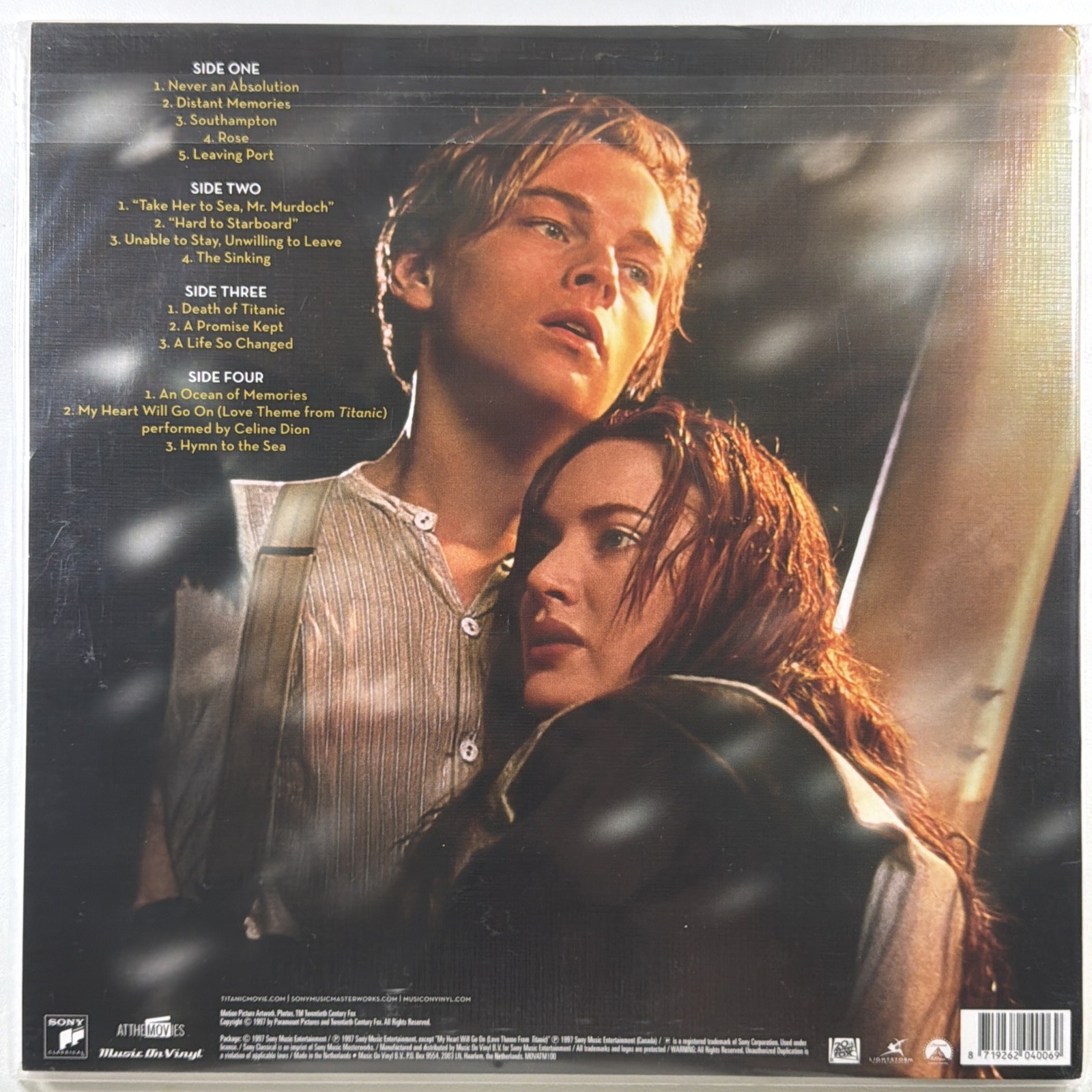 Titanic Soundtrack 2LP MOVATM100 Ltd Ed 3356/7k Sealed Yellow Poster Booklet 180 - Image 2