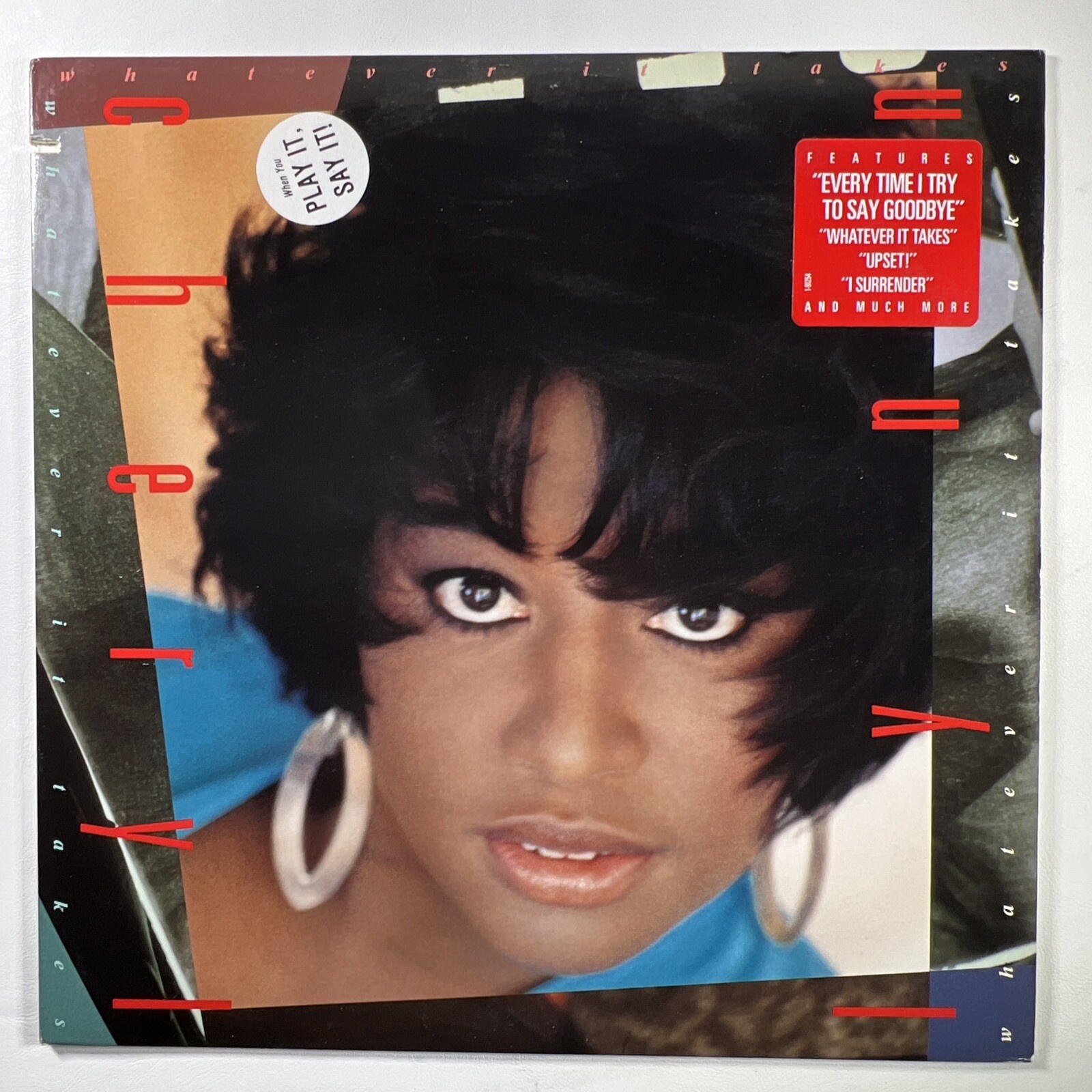 Cheryl Lynn - Whatever It Takes Promo LP Virgin C6035A EX Hype Sticker