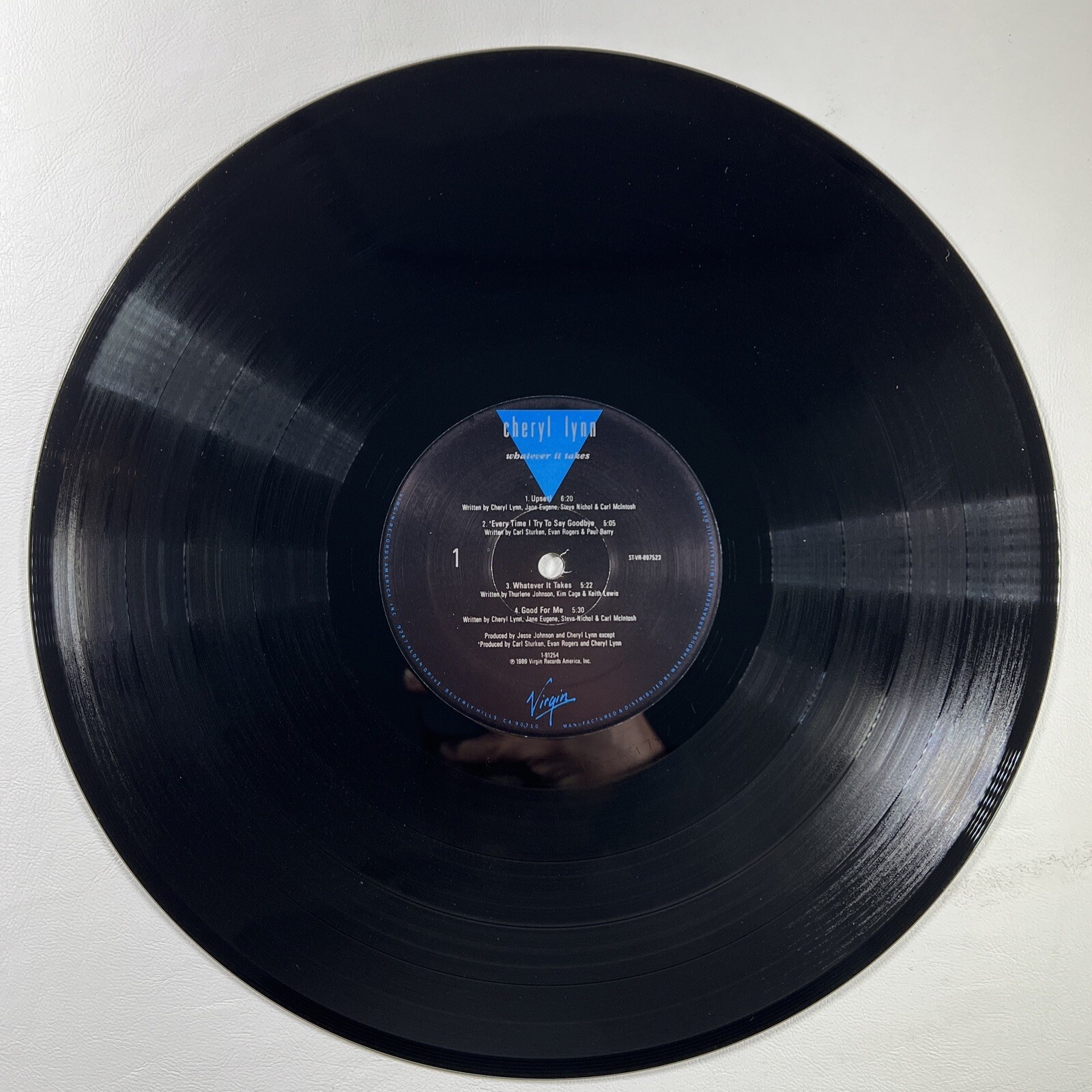 Cheryl Lynn - Whatever It Takes Promo LP Virgin C6035A EX Hype Sticker - Image 5