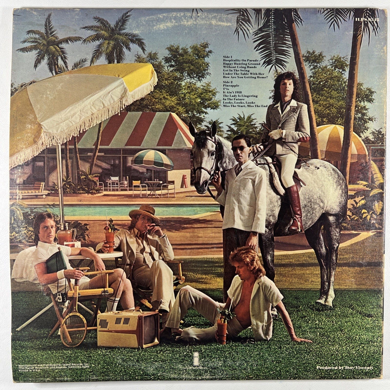 Sparks - Indiscreet LP Island ILPS 9345 VG+ Gatefold 1975 Glam Rock - Image 2