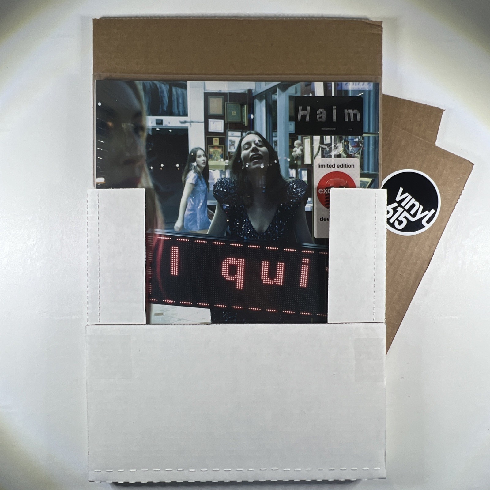 Haim - I Quit 2LP Columbia 2025 Ltd Ed Sealed Deep Purple 45RPM Hype Sticker - Image 3