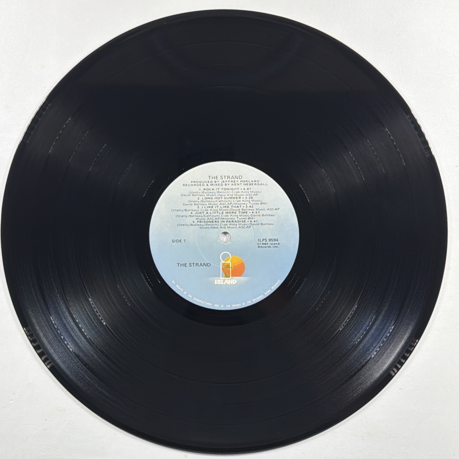 The Strand - Self Titled LP Island Records ILPS 9594 EX 1980 Insert - Image 4