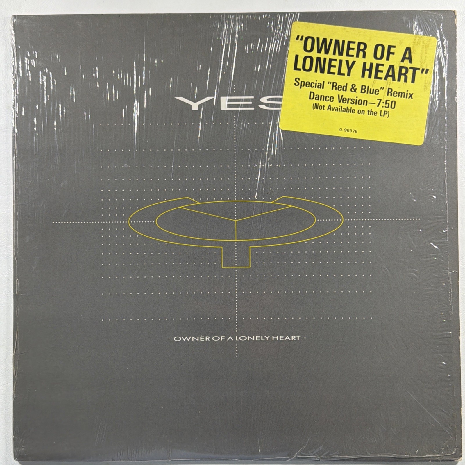 Yes - Owner Of A Lonely Heart Maxi Red & Blue Remix Dance Version EX Hype 1983