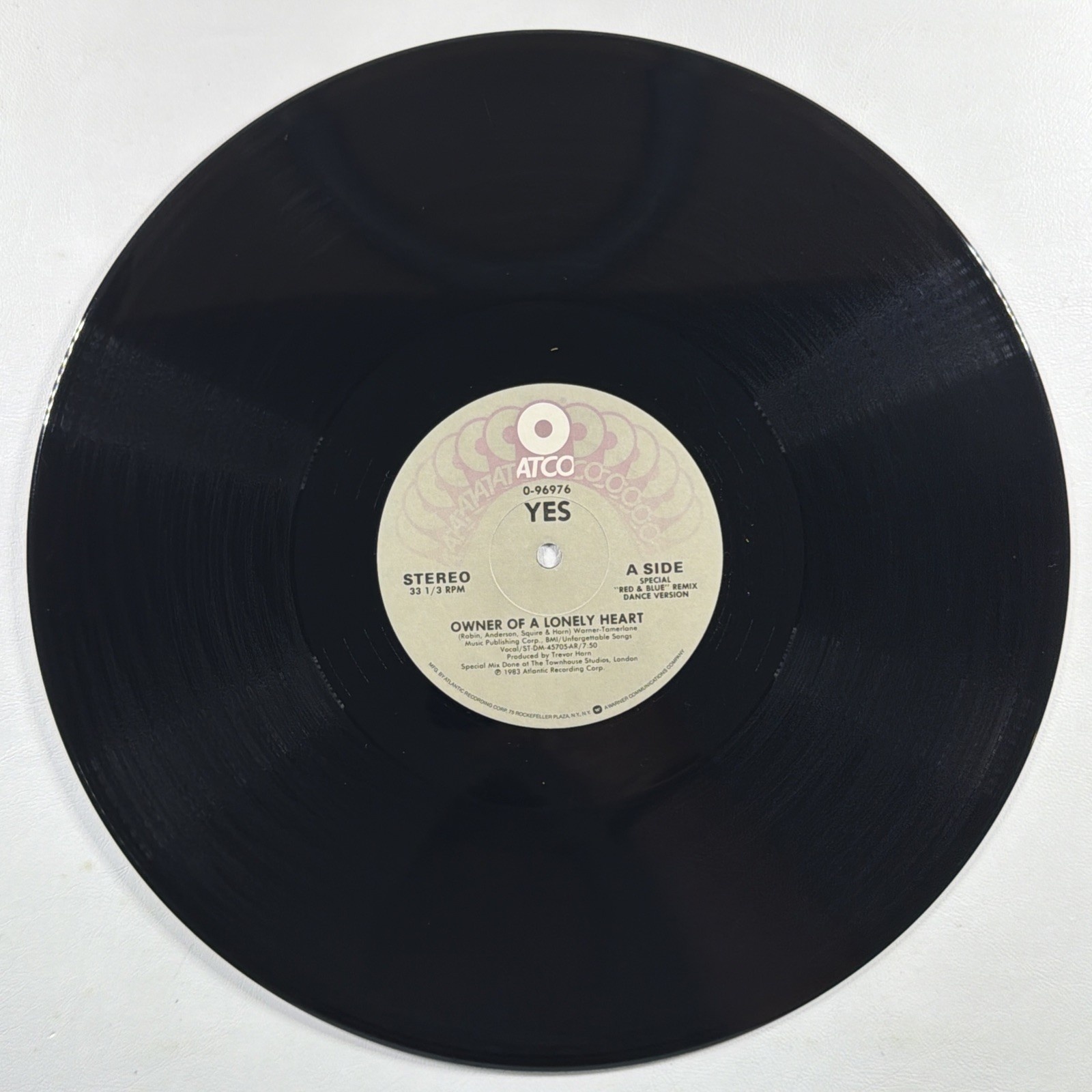 Yes - Owner Of A Lonely Heart Maxi Red & Blue Remix Dance Version EX Hype 1983 - Image 4