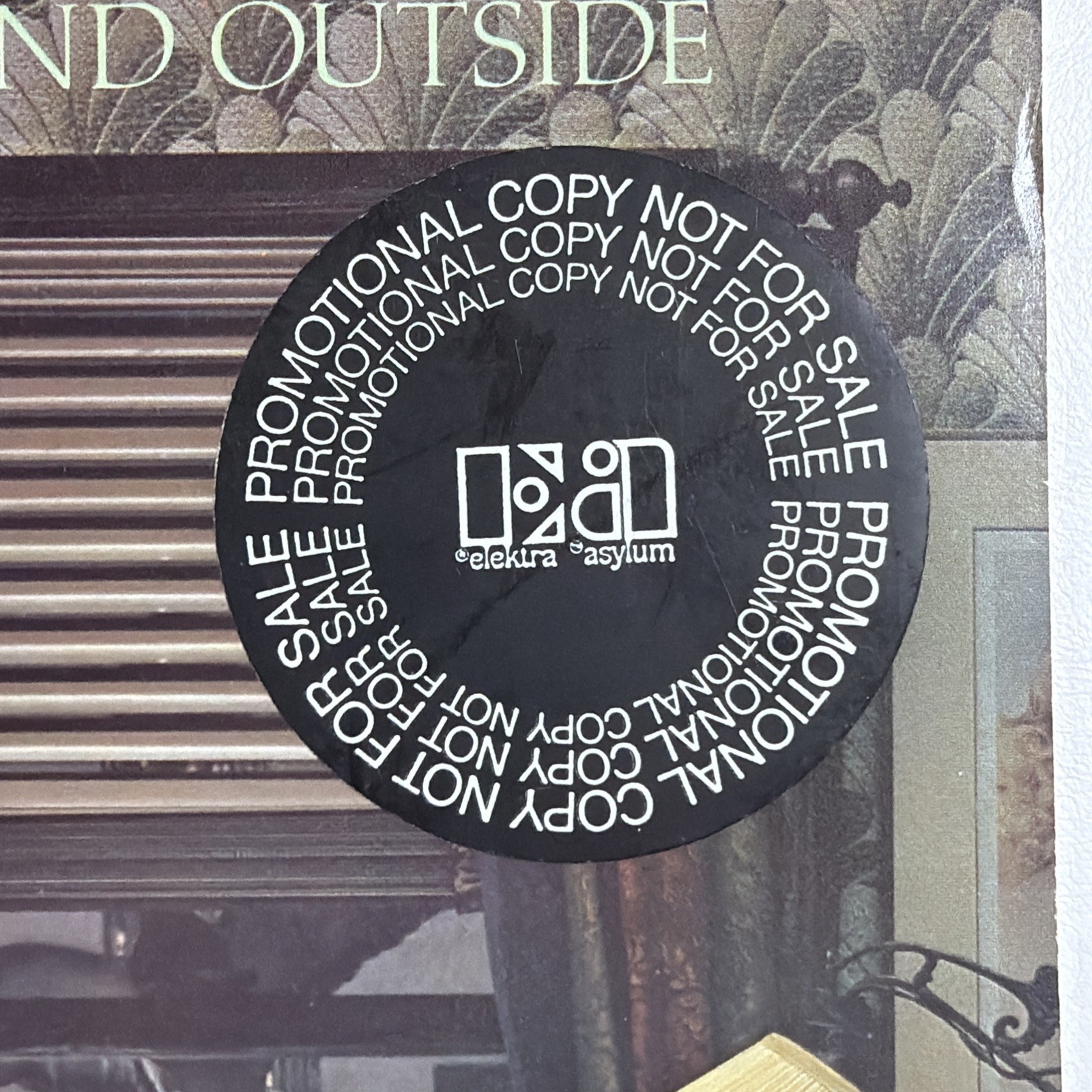 Steve Goodman - High and Outside LP Elektra 6E-174 EX White Label Promo 1979 - Image 2