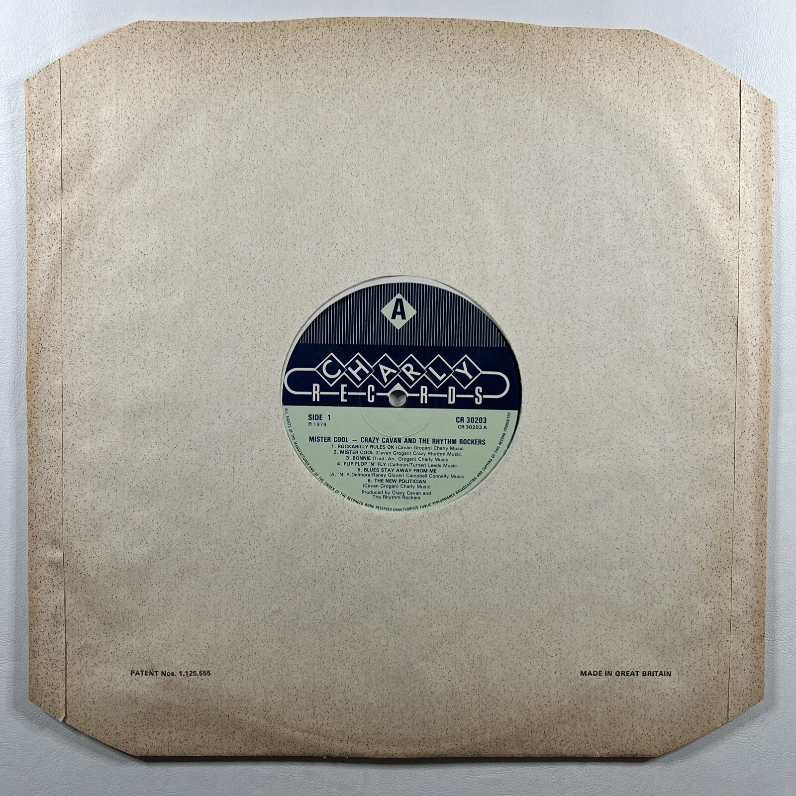 Crazy Cavan And The Rhythm Rockers - Mr Cool LP Charly Records CR30203 EX 1979 - Image 3
