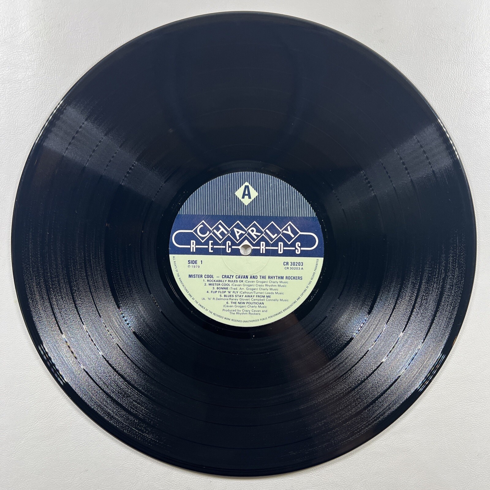 Crazy Cavan And The Rhythm Rockers - Mr Cool LP Charly Records CR30203 EX 1979 - Image 4
