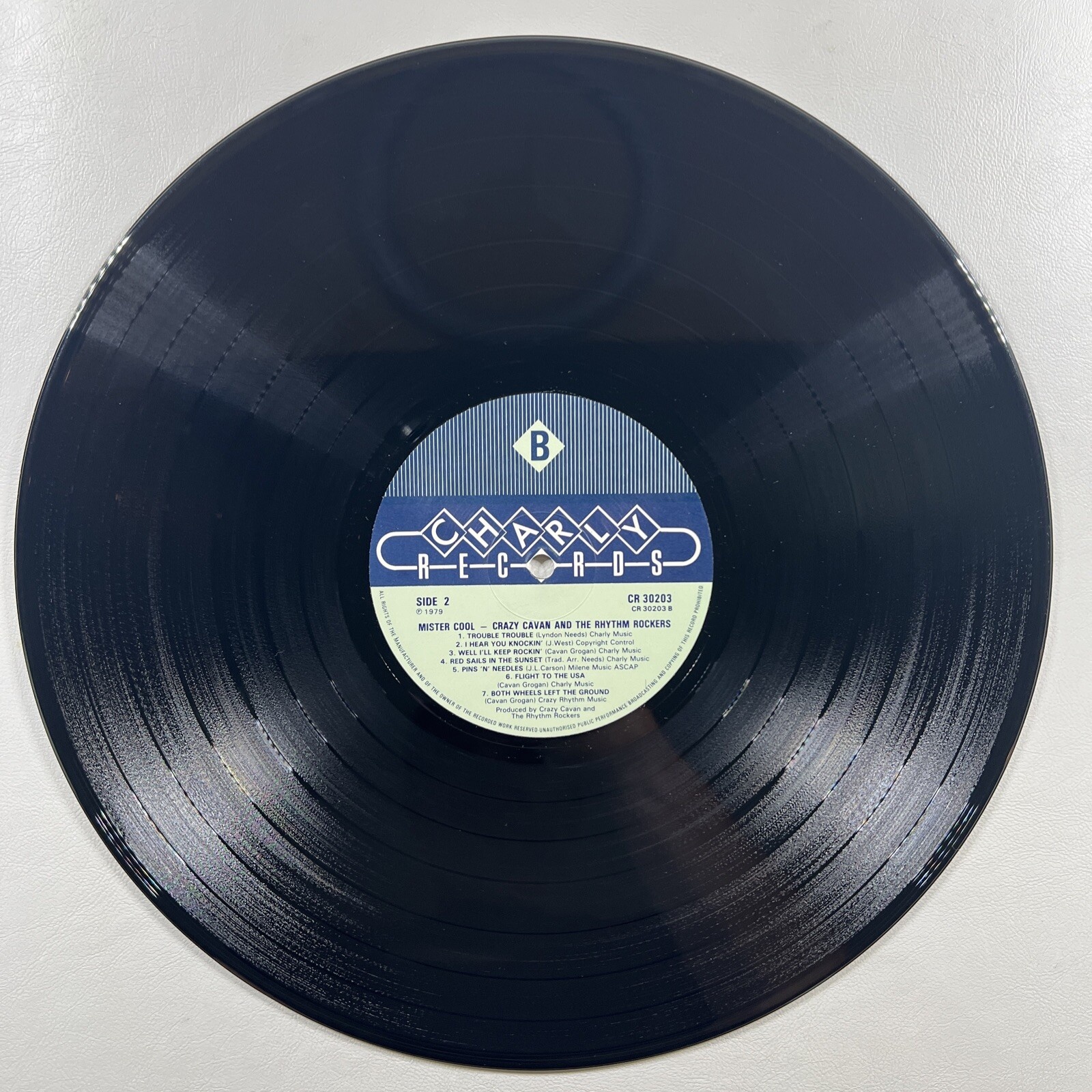 Crazy Cavan And The Rhythm Rockers - Mr Cool LP Charly Records CR30203 EX 1979 - Image 5