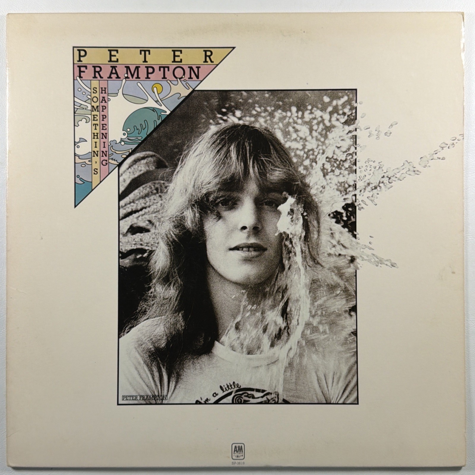 Peter Frampton -Somethin's Happening LP A&M Record SP-3619 EX 1974 Doobie Wah
