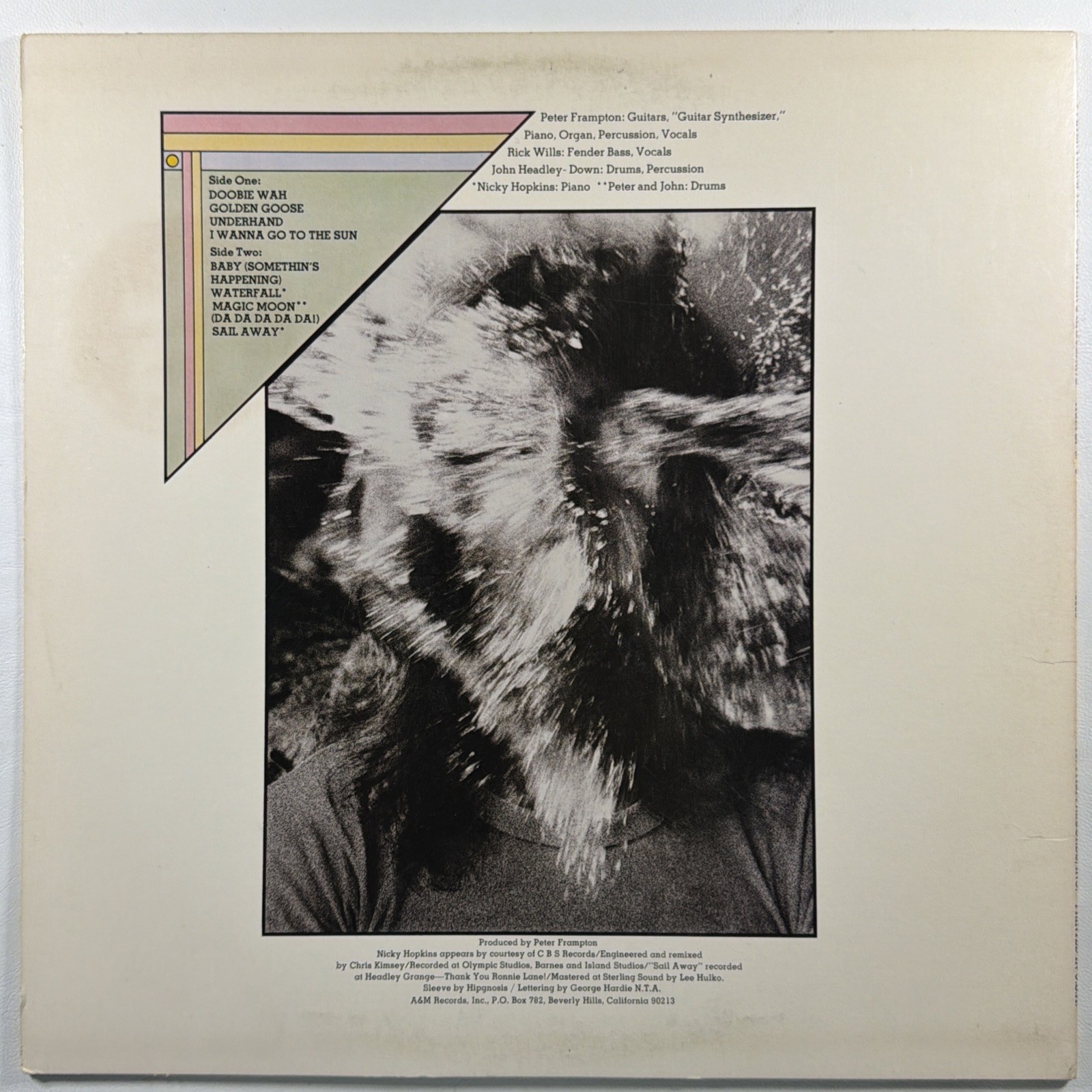 Peter Frampton -Somethin's Happening LP A&M Record SP-3619 EX 1974 Doobie Wah - Image 2