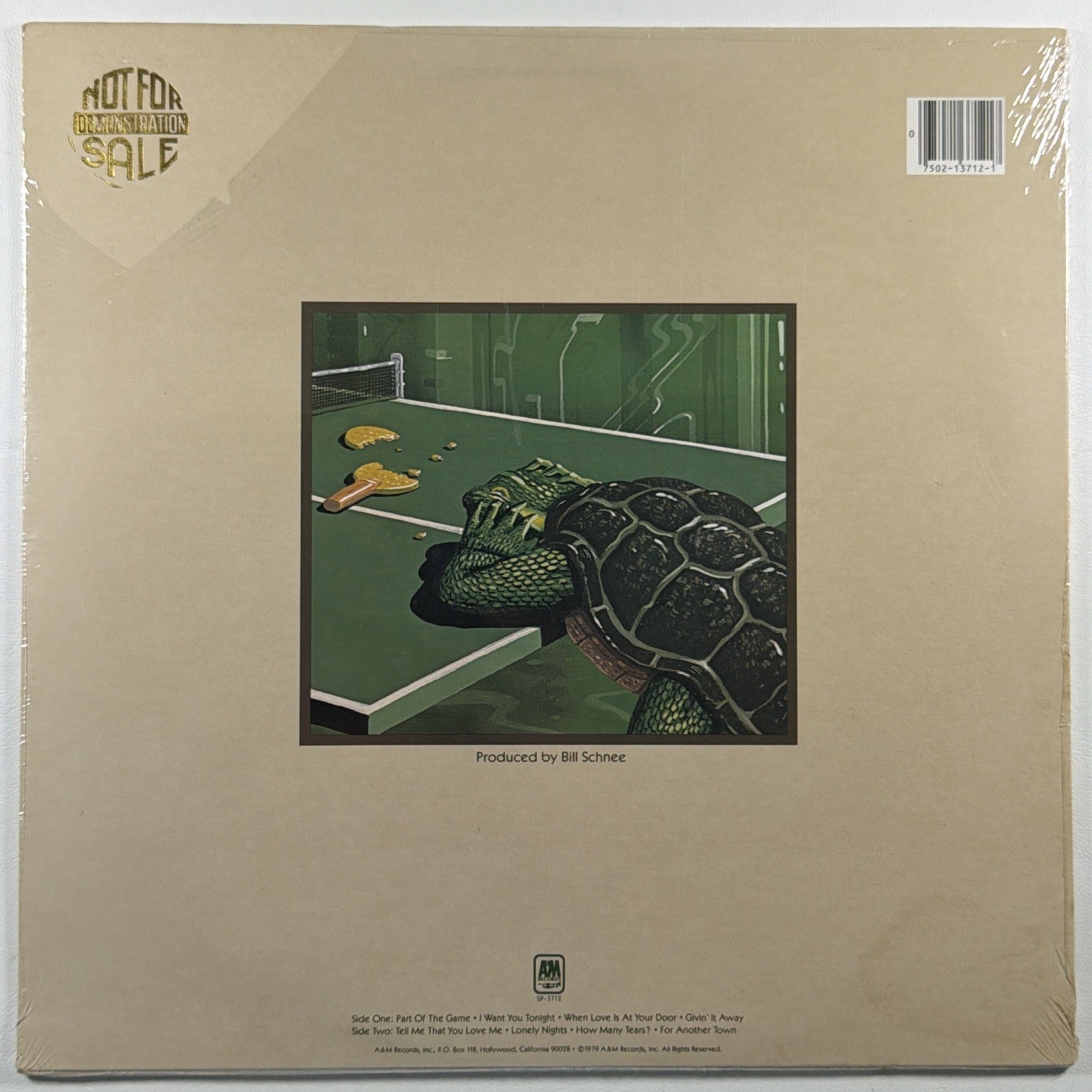 Pablo Cruise - Part of the Game LP A&M Records SP-3712 Sealed 1979 Promo Hype - Image 2