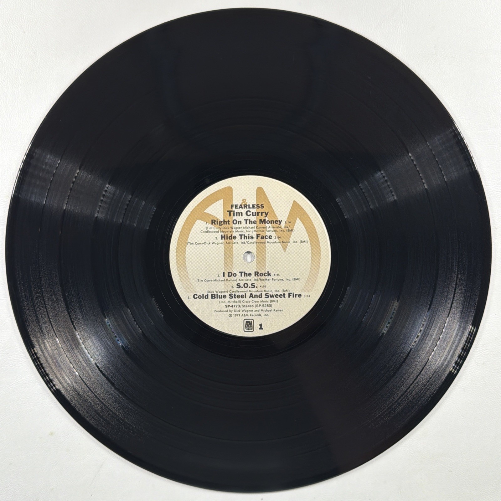 Tim Curry - Fearless LP A&M Records SP-4773 EX 1979 Rock Pop - Image 4
