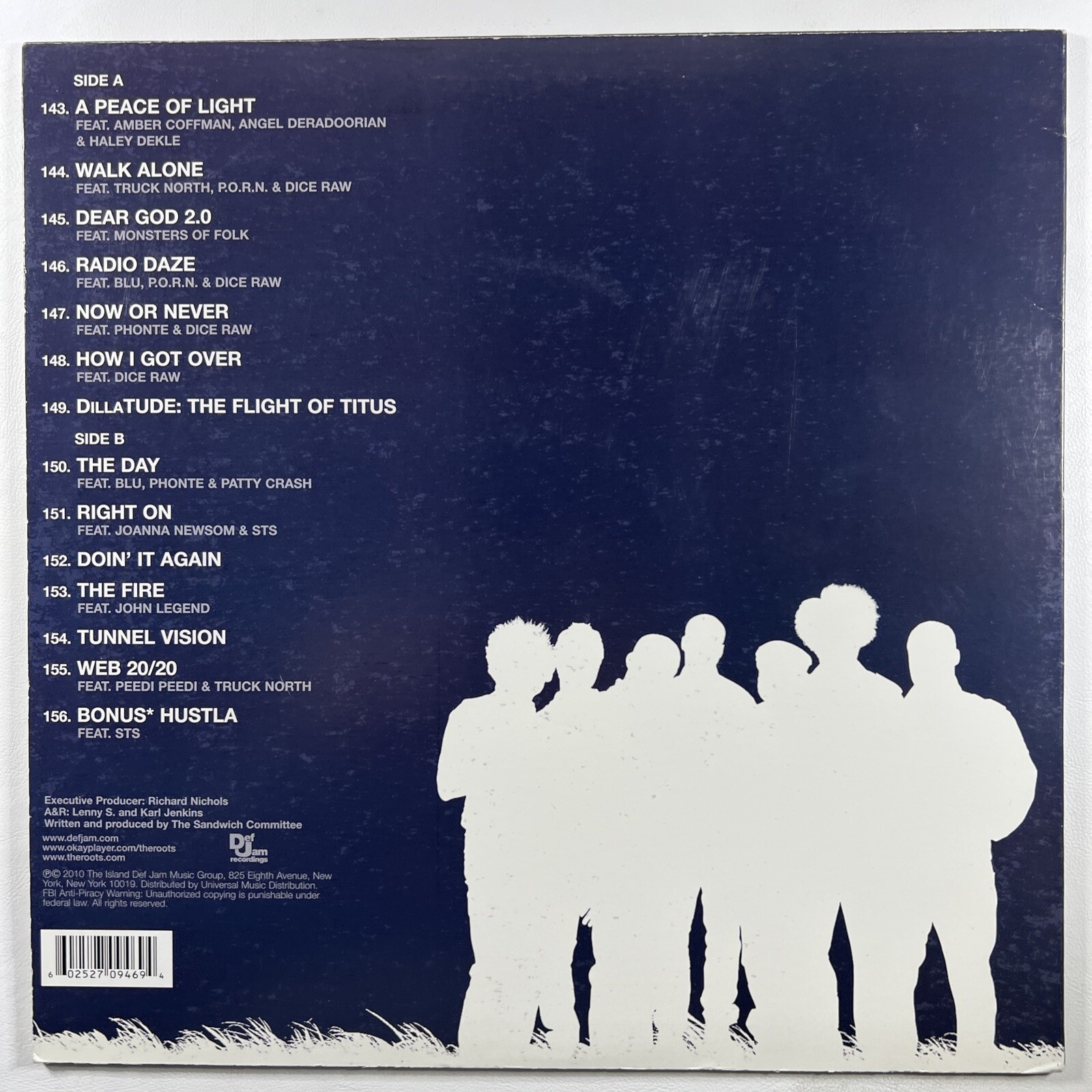 The Roots - How I Got Over LP Def Jam B001308501 VG+ 2010 Questlove - Image 2