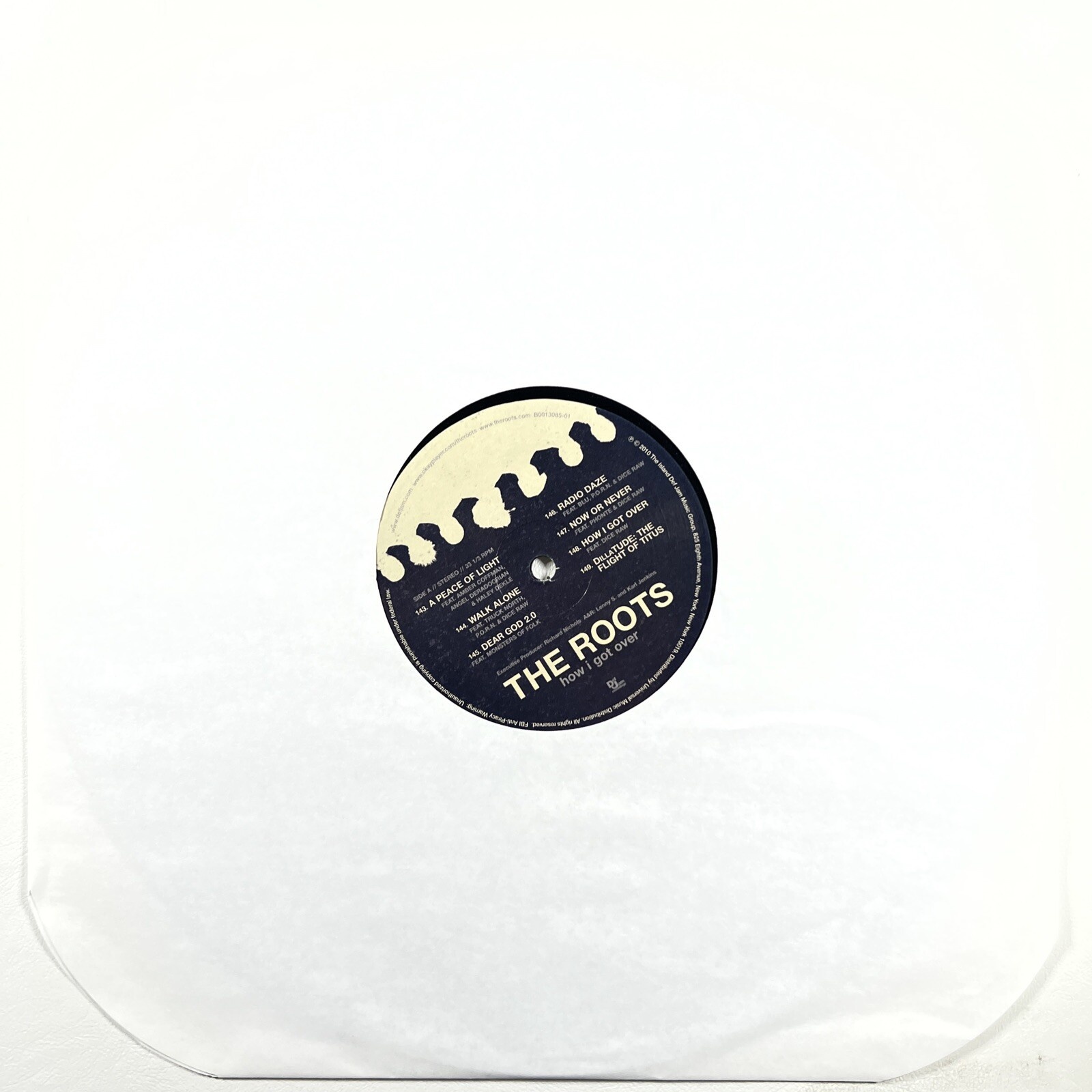 The Roots - How I Got Over LP Def Jam B001308501 VG+ 2010 Questlove - Image 4