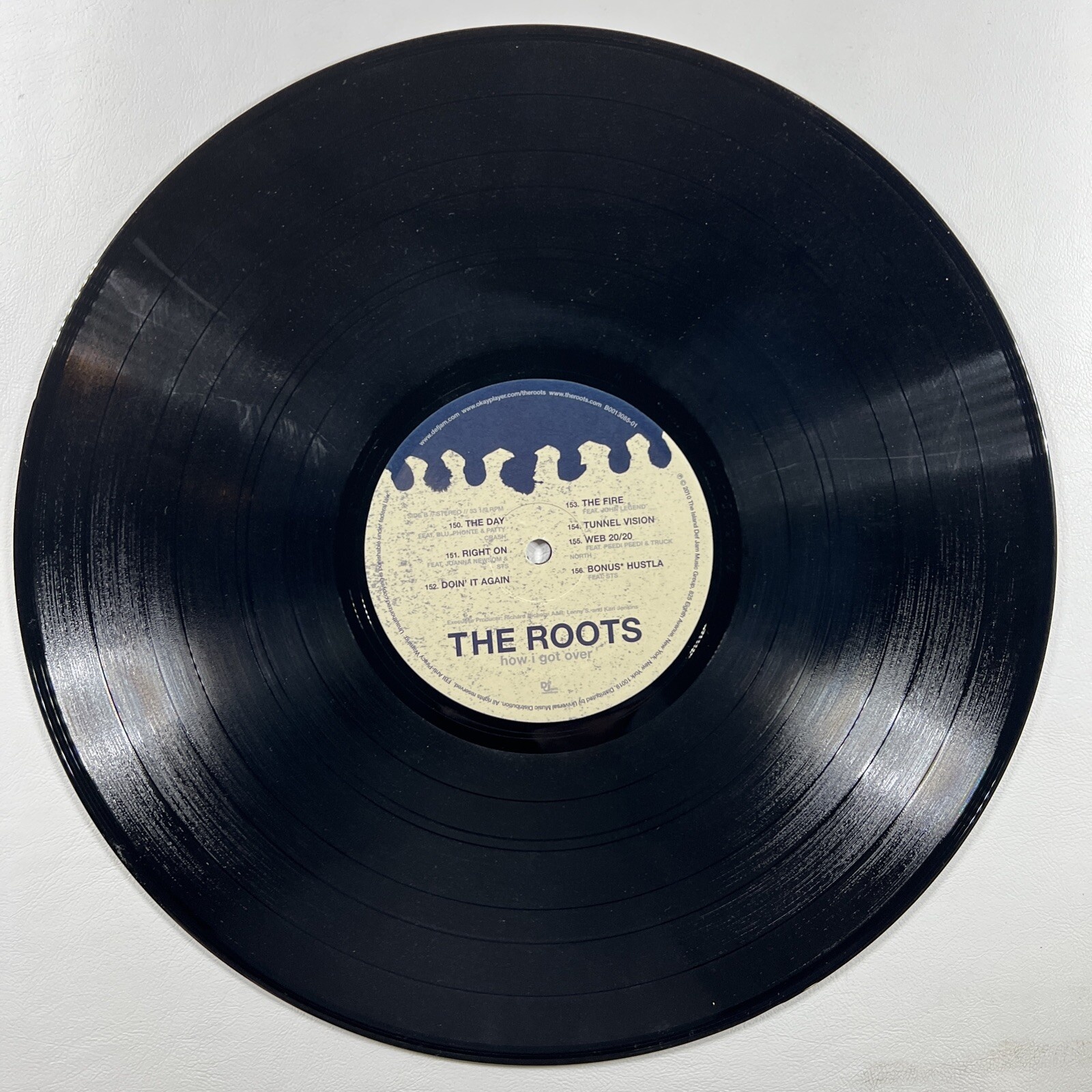 The Roots - How I Got Over LP Def Jam B001308501 VG+ 2010 Questlove - Image 6
