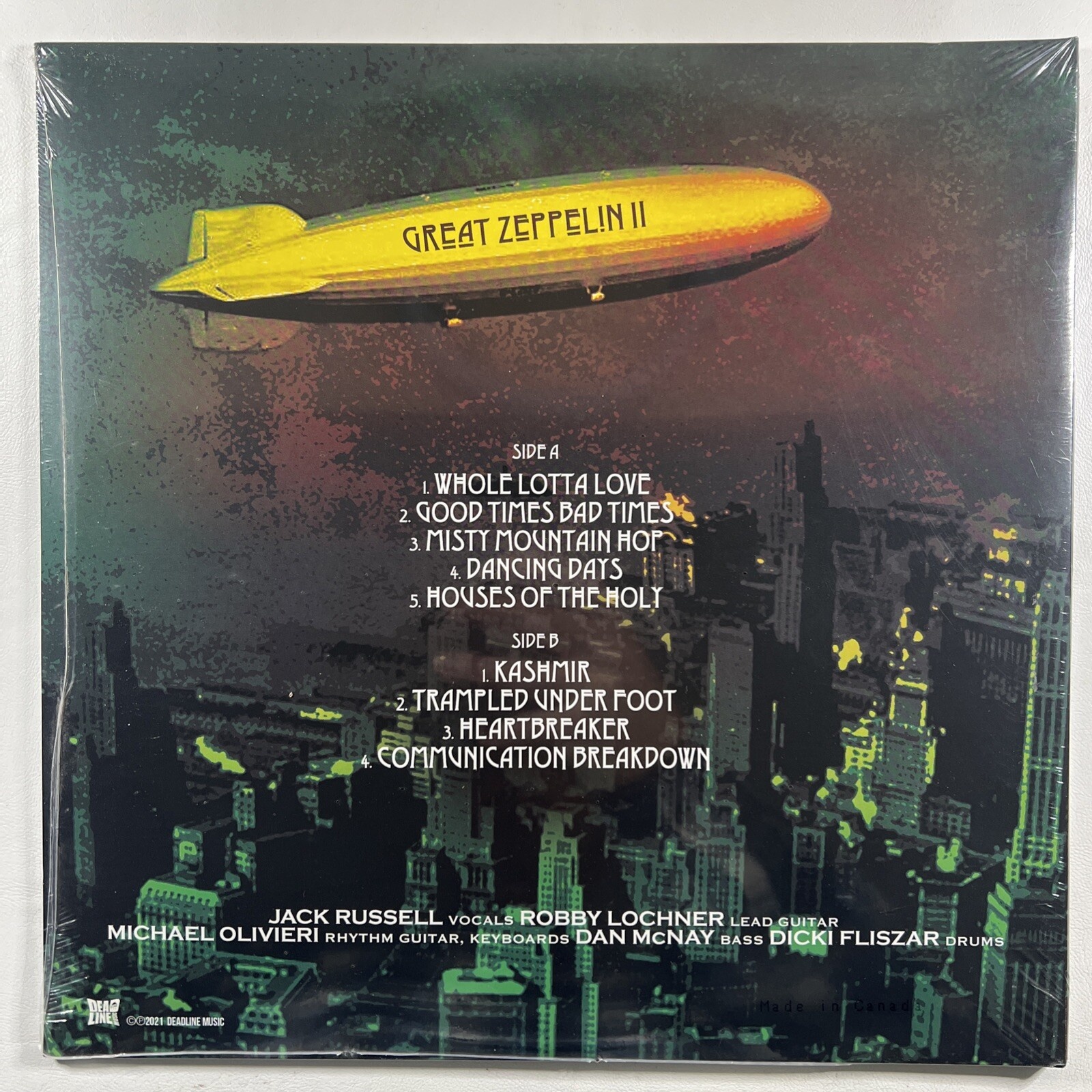 Jack Russell'S Great - Great Zeppelin II: A Tribute To Led Zeppelin LP Sealed - Image 2