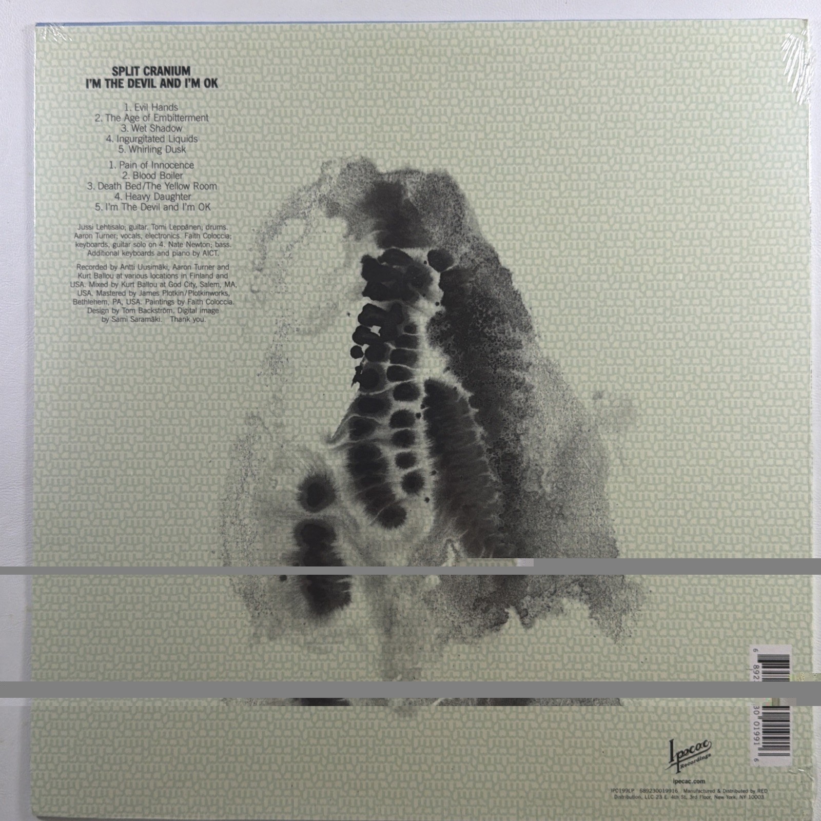 Split Cranium - I'm The Devil And I'm OK LP Ipecac IPC199 Sealed Ltd Ed Red 2018 - Image 2
