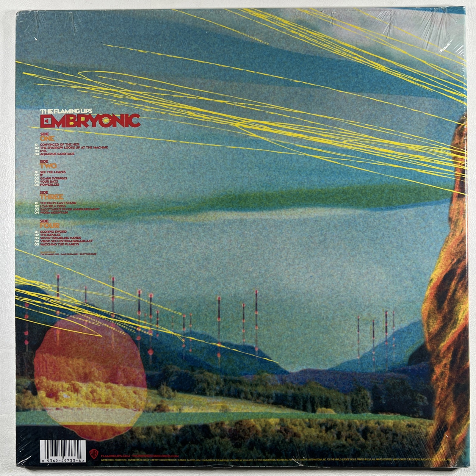 Flaming Lips - Embryonic 2LP Warner Bros. Sealed 2009 Ltd. Ed Color Bonus CD - Image 2