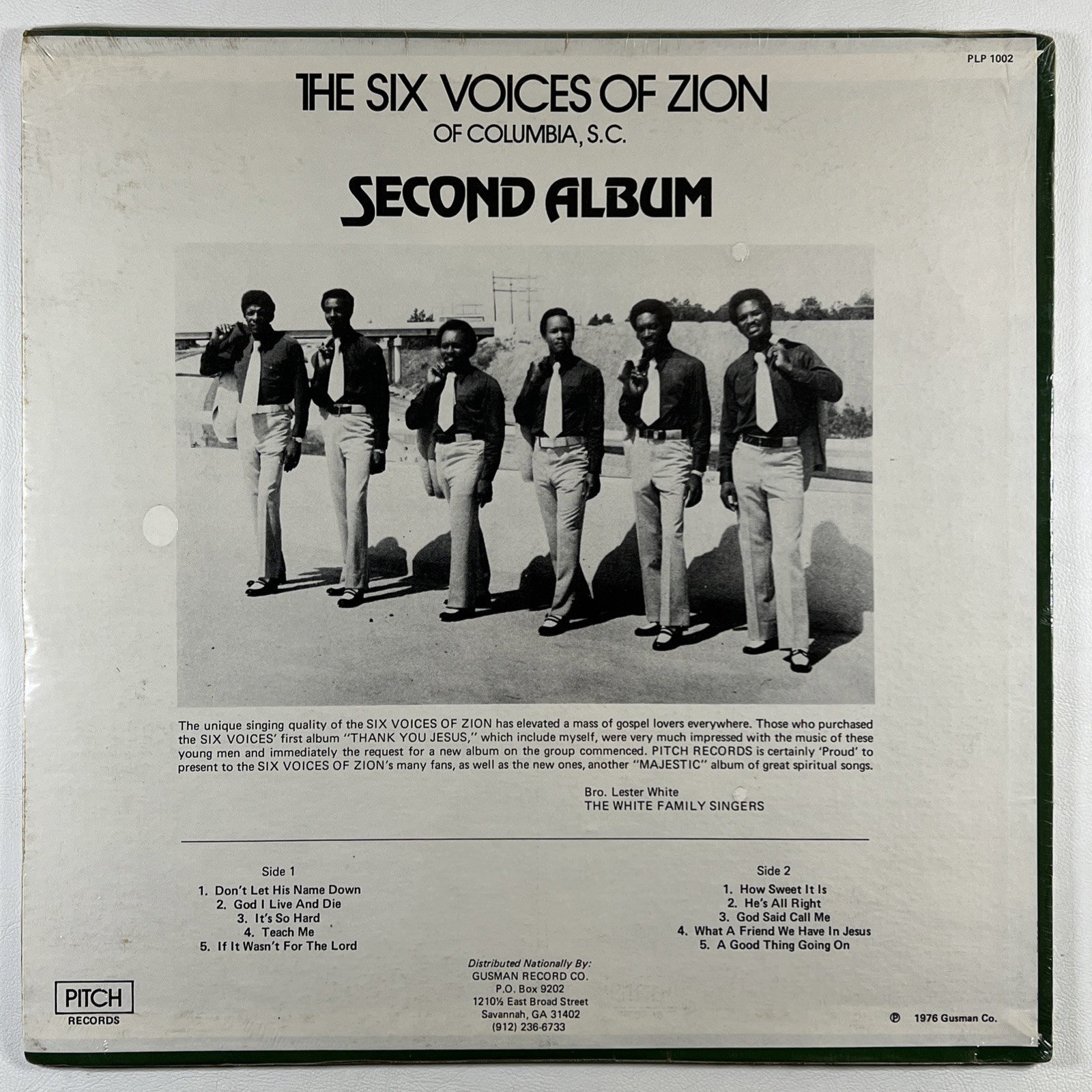 The Six Voices Of Zion - Second Album LP Pitch PLP 1002 Sealed 1976 Funk/Soul - Image 2