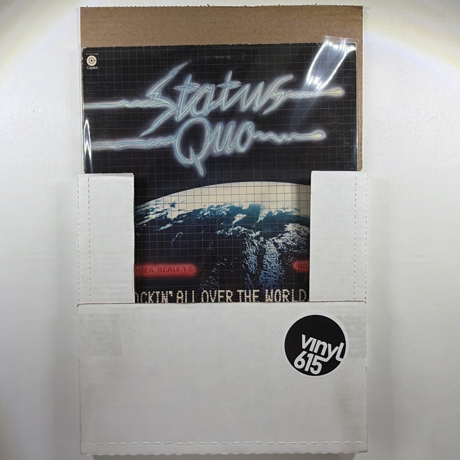 Status Quo - Rockin' All Over The World LP Capitol ST 511749 VG+ 1977 Live - Image 6