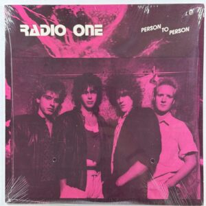 Radio One – Person To Person LP Absolute Records ABS-5501’EX 1987 Shrink Rock