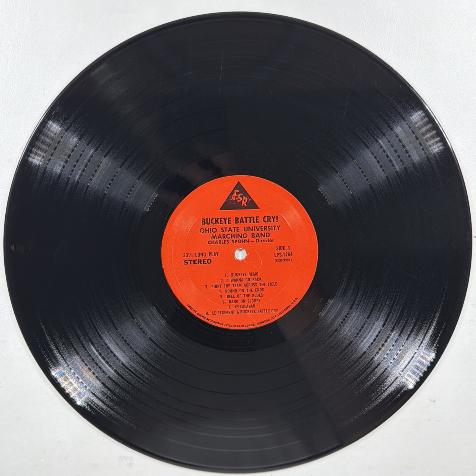 Buckeye Battle Cry - Ohio State University Marching Band LP LPS-1264 VG 1968 - Image 6