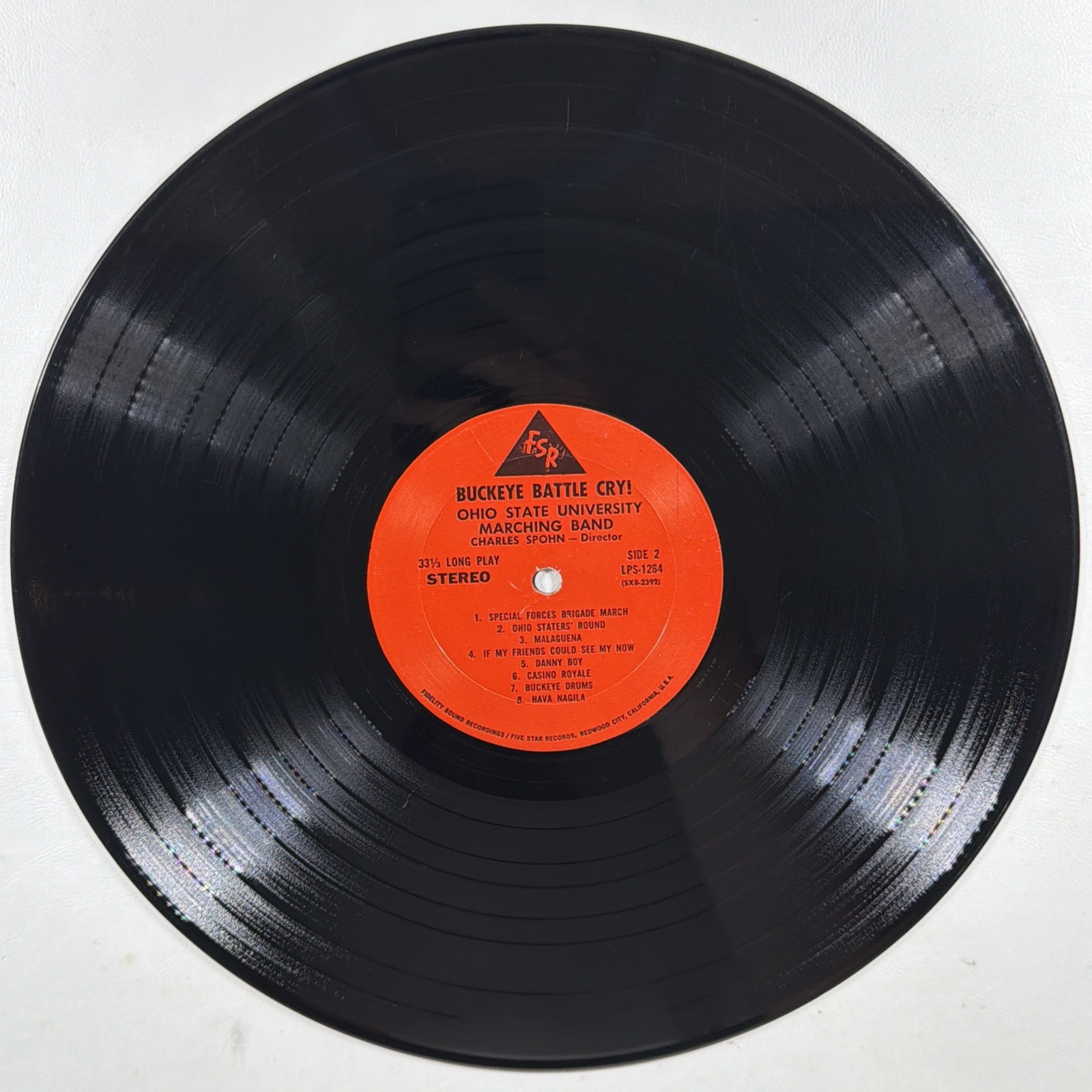 Buckeye Battle Cry - Ohio State University Marching Band LP LPS-1264 VG 1968 - Image 7