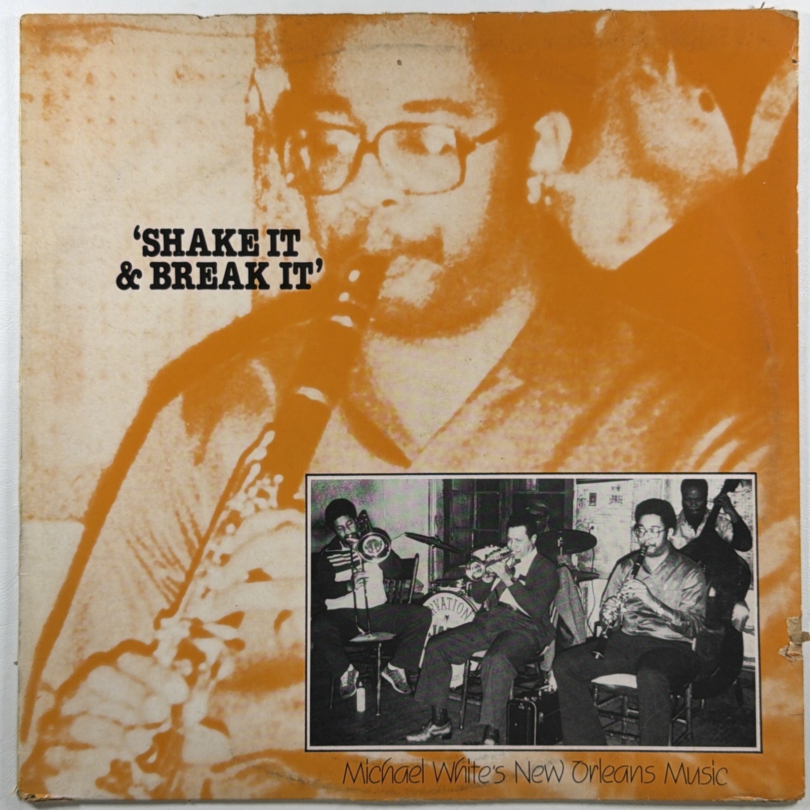 Michael White - Shake It & Break It Michael White's New Orleans Music LP 1987 NM